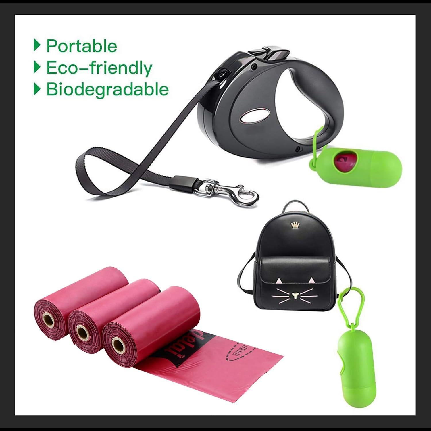 Bolsas de Excremento Biodegradables BOTEWO 390 Cuentas con Aroma