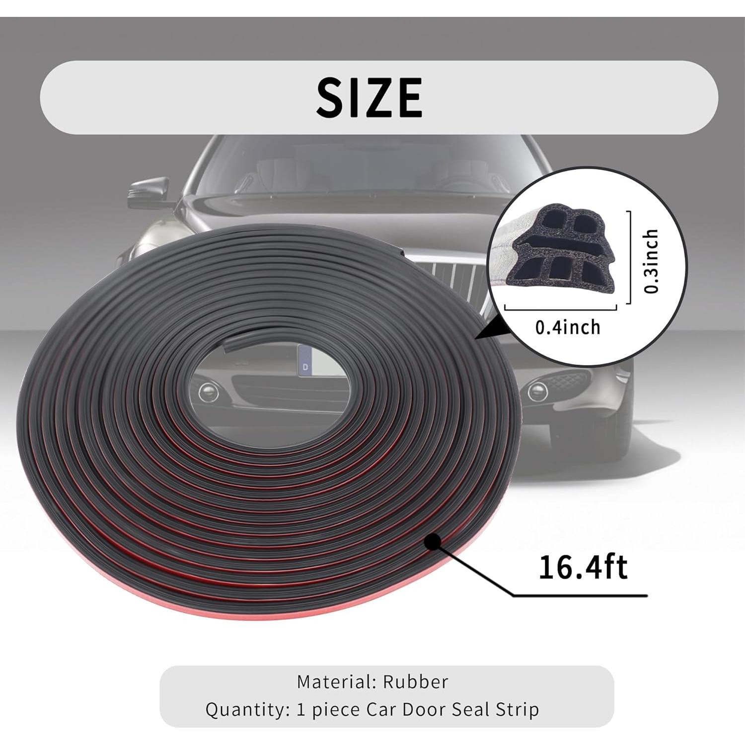 Tira de Sellado de Puerta de Automóvil Junecarp 5.0M Goma