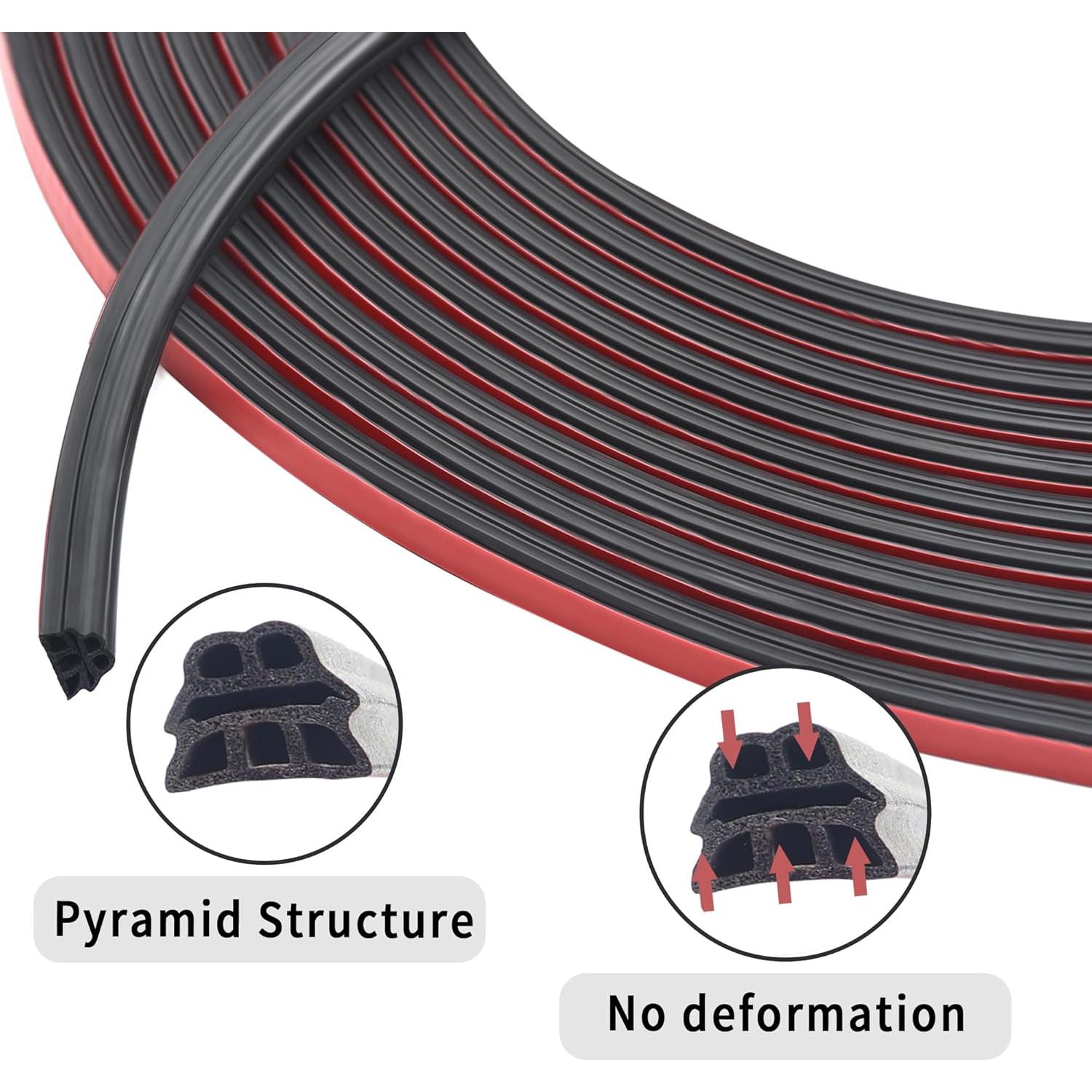 Tira de Sellado de Puerta de Automóvil Junecarp 5.0M Goma