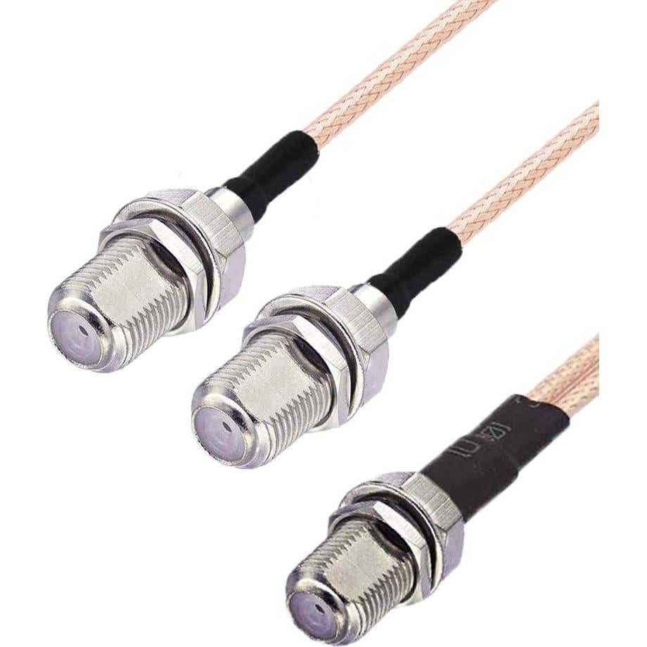 Divisor F-Type RG6 RedYutou 3 Vías 15cm para TV y Satélite