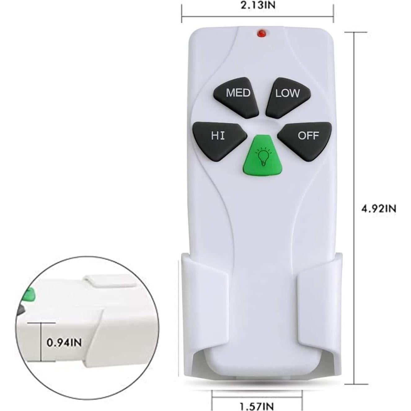 Control Remoto FAN-53T para Ventilador de Techo Breeze Bay