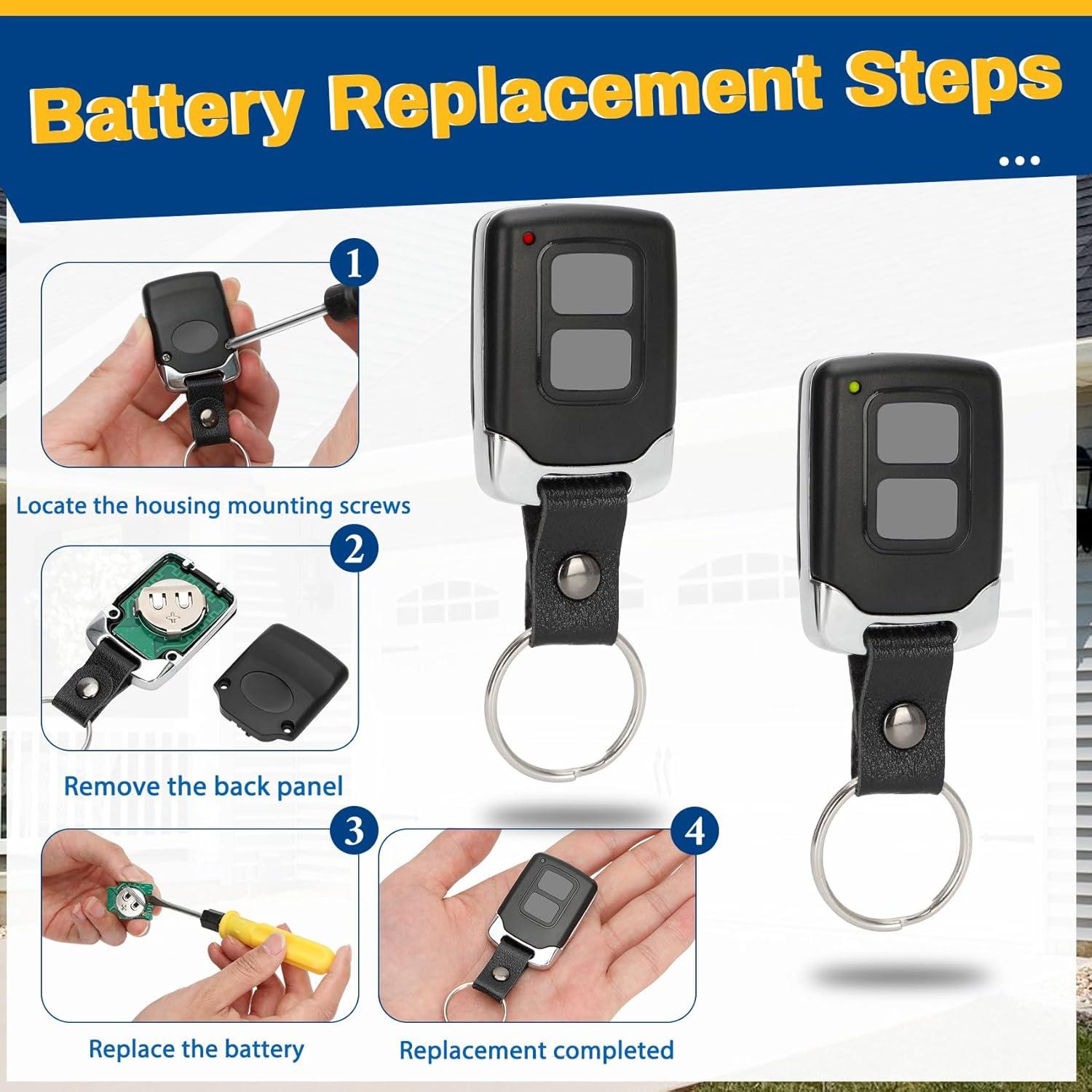 Control Remoto de Puerta de Garaje Werhoo 893max 891lm 893lm