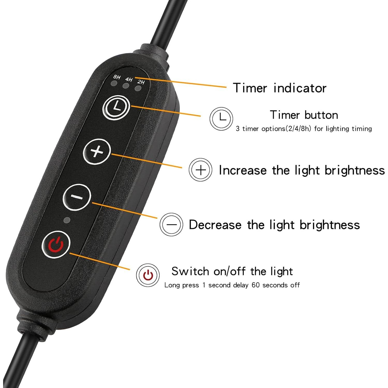 Interruptor de Atenuador Temporizado Chestele 1.8m 100W