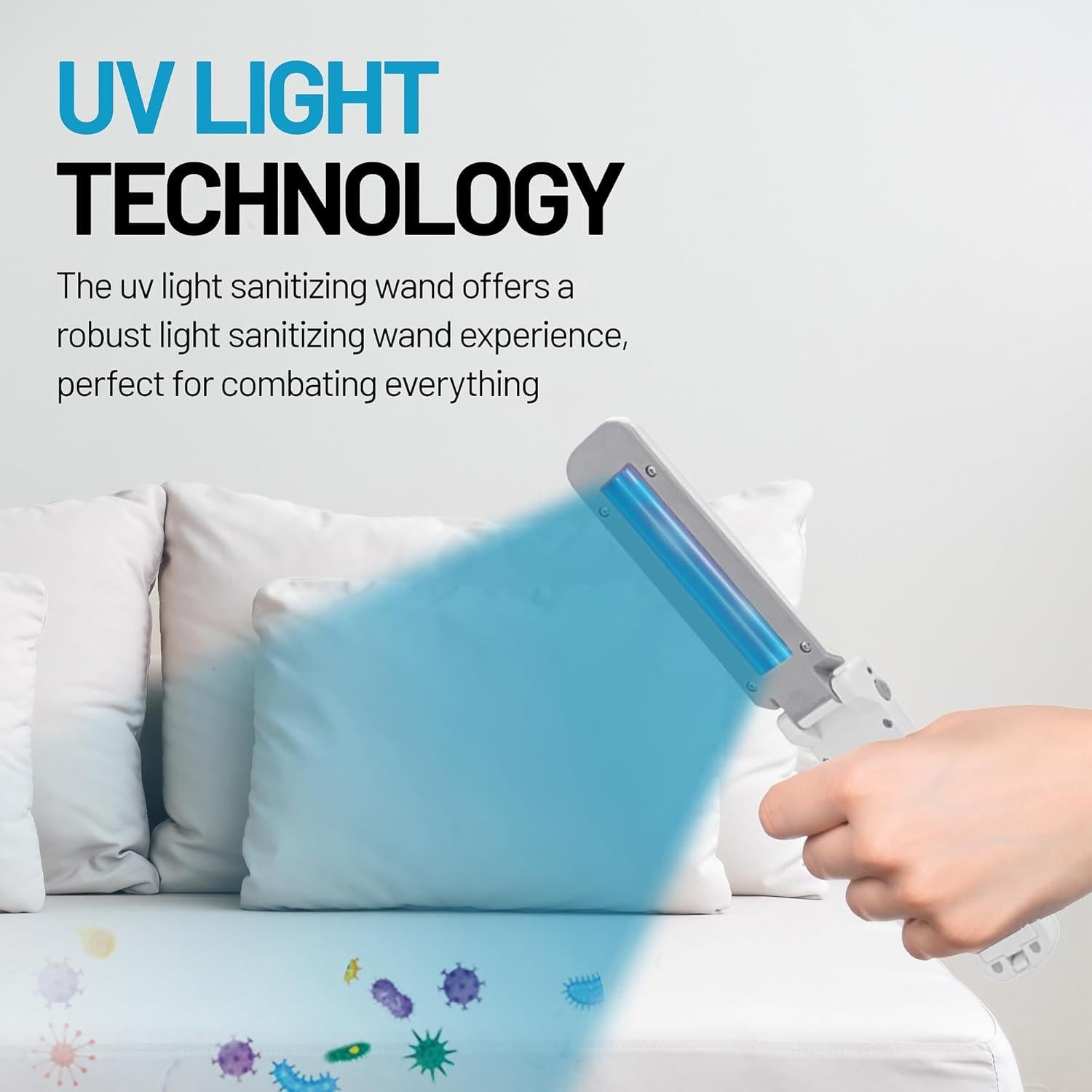 Varita Desinfectante UV Portátil Variedad Simple AB0024-WHA