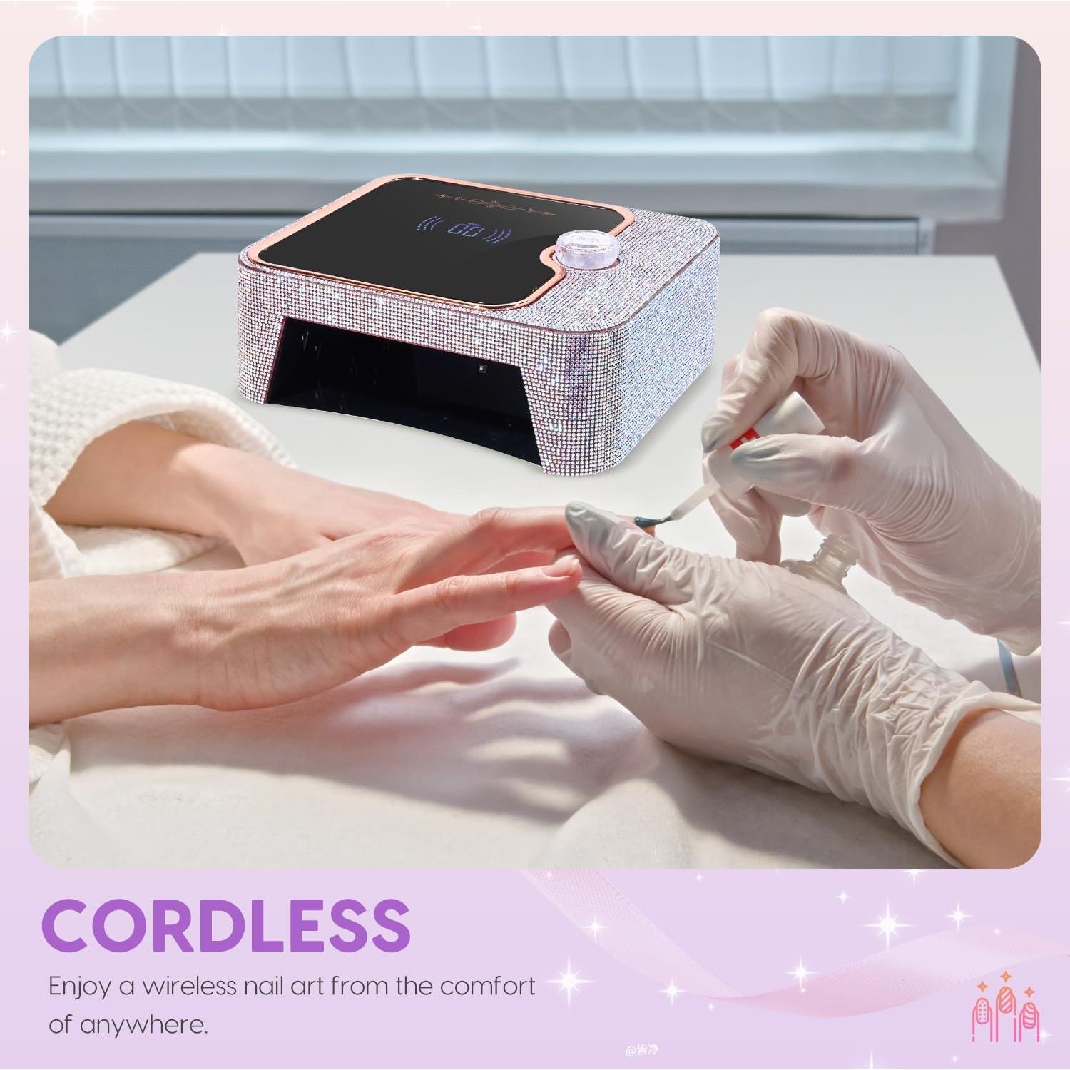 Lámpara UV Recargable ANBEISTEE para Uñas en Gel 72W