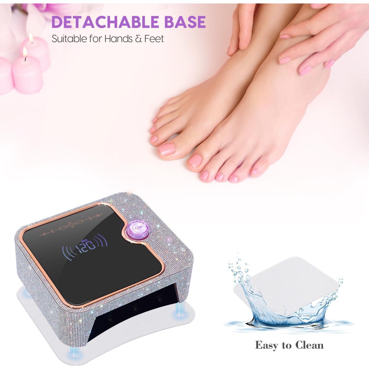 Lámpara UV Recargable ANBEISTEE para Uñas en Gel 72W