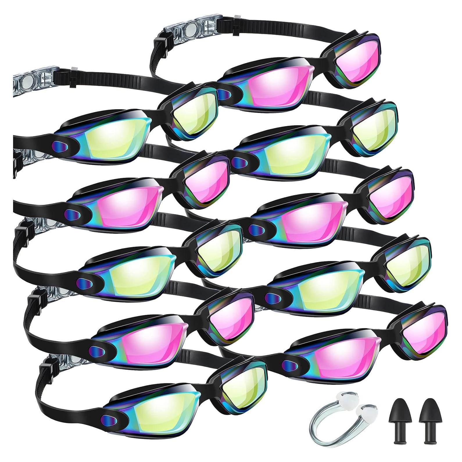 Gafas de Natación Treela 10 Pcs Antivaho Silicona Ajustables