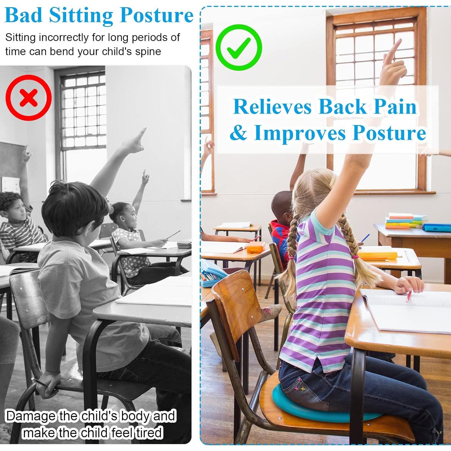 10 Cojines Inestables Amylove para Niños 34 cm Verde Menta