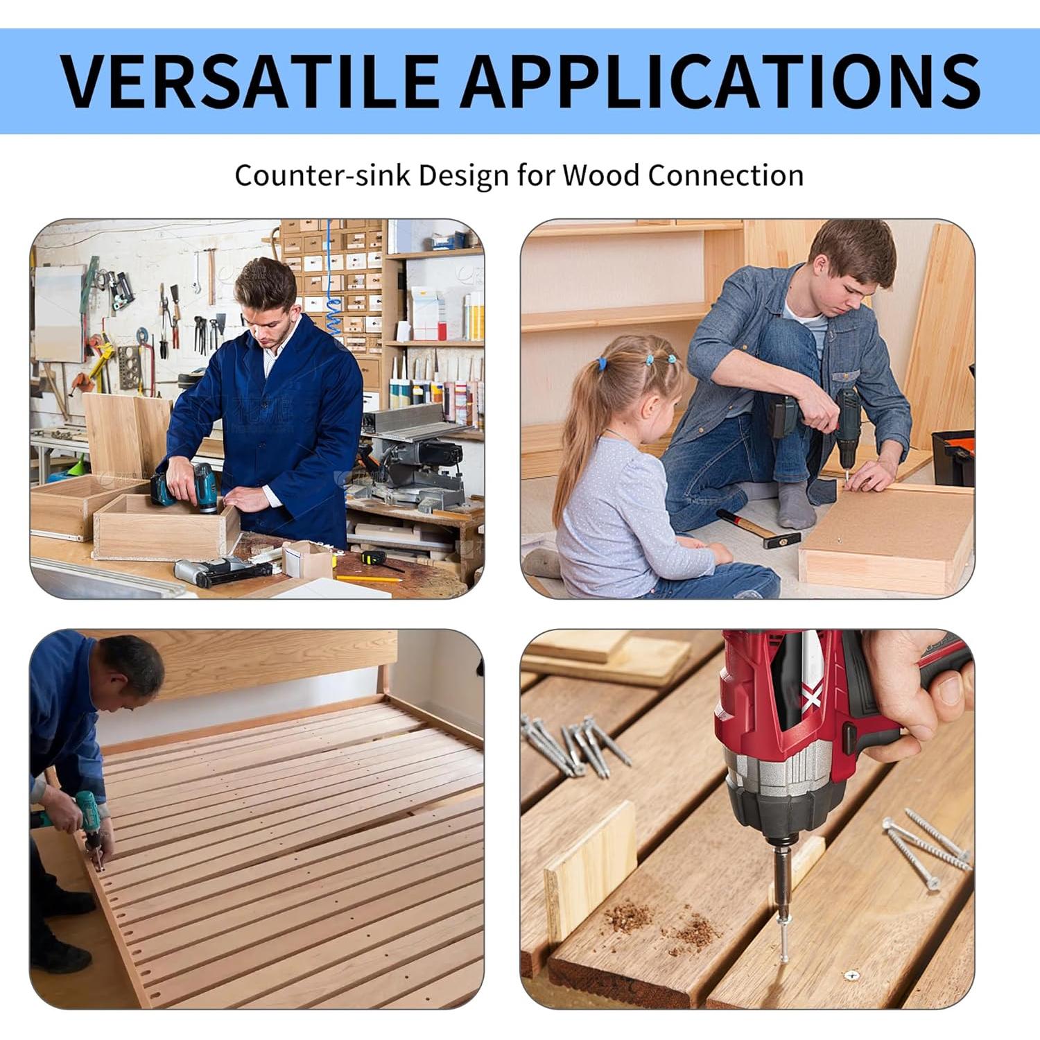 Tornillos Confirmat M5x30mm Negros Party Animals - 20 Pcs