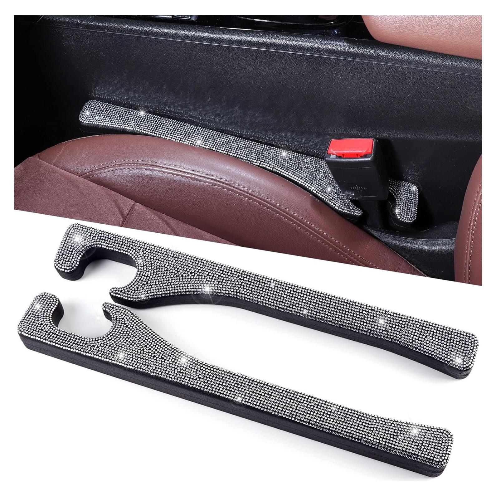 Relleno Espacio Asientos Auto Briwill Bling 2 Pzas Plata