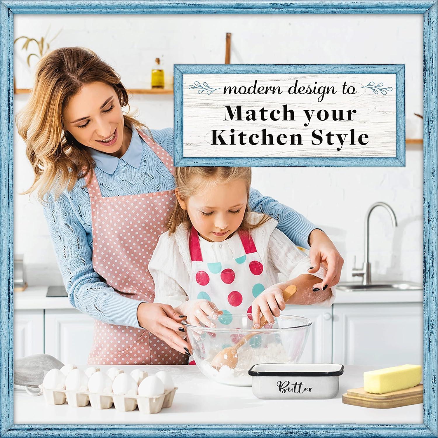 Plato de Mantequilla con Tapa de Acero Inoxidable Home Acre