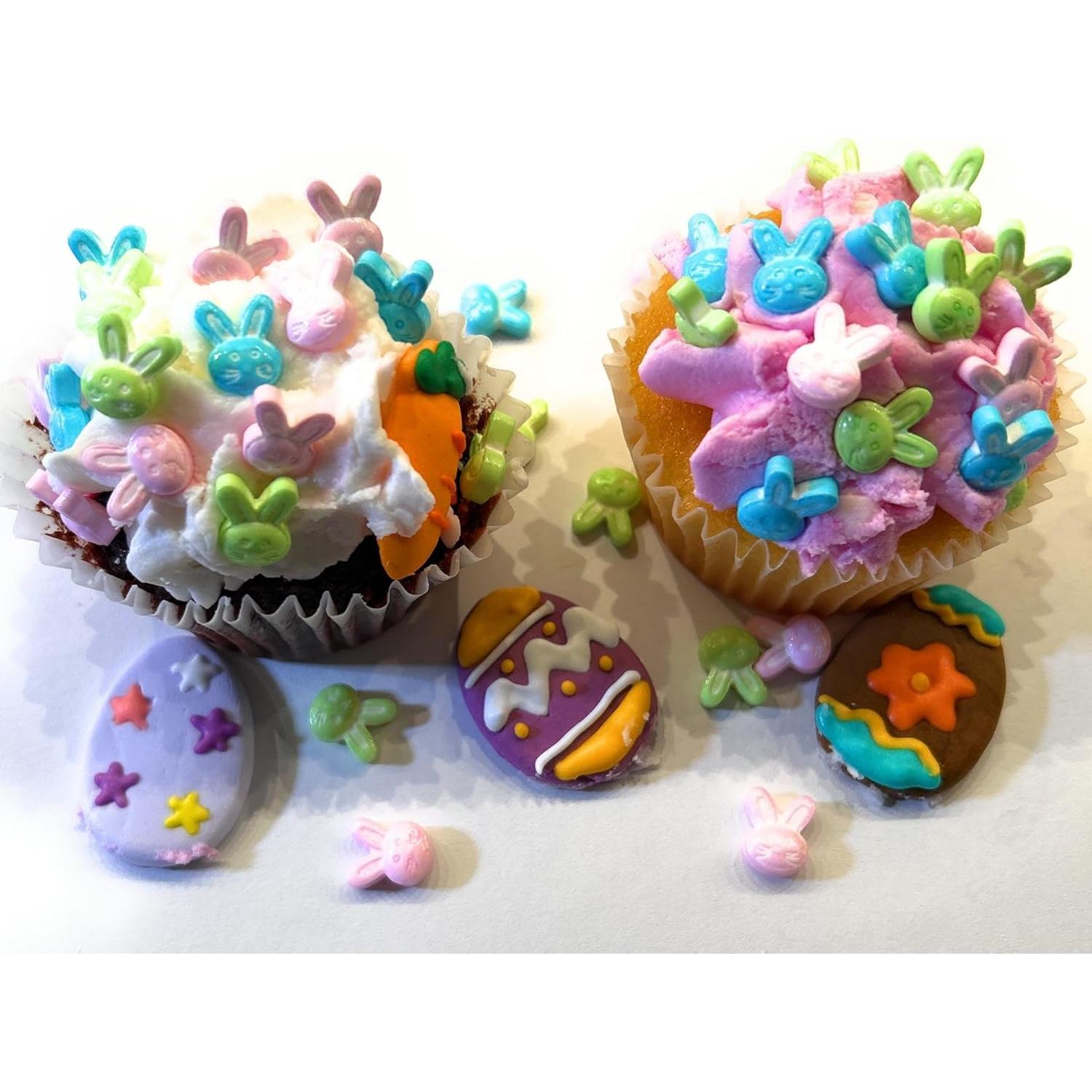 Decoraciones Comestibles de Cupcakes de Pascua Oasis Supply - 9 Unidades