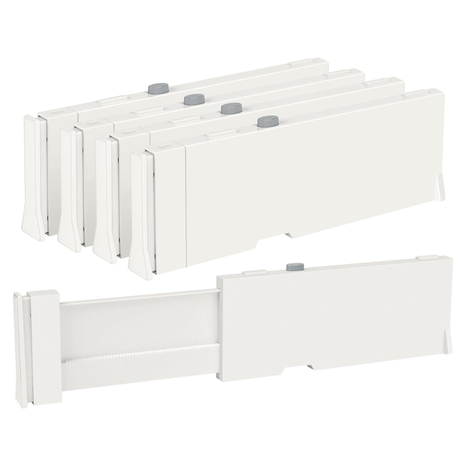 Divisores de Cajones Vtopmart 4 Piezas Ajustables 10.16 cm