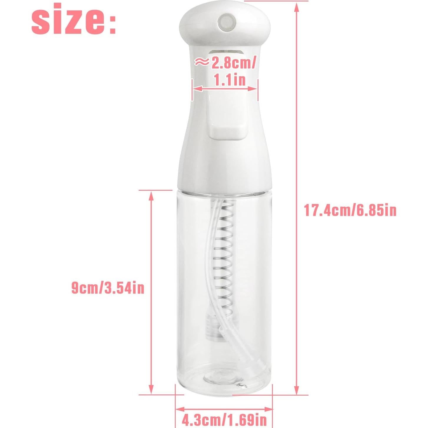 Botella de Spray de Viaje 100ml Apidgrowth Blanca - Cuidado Cabello y Plantas