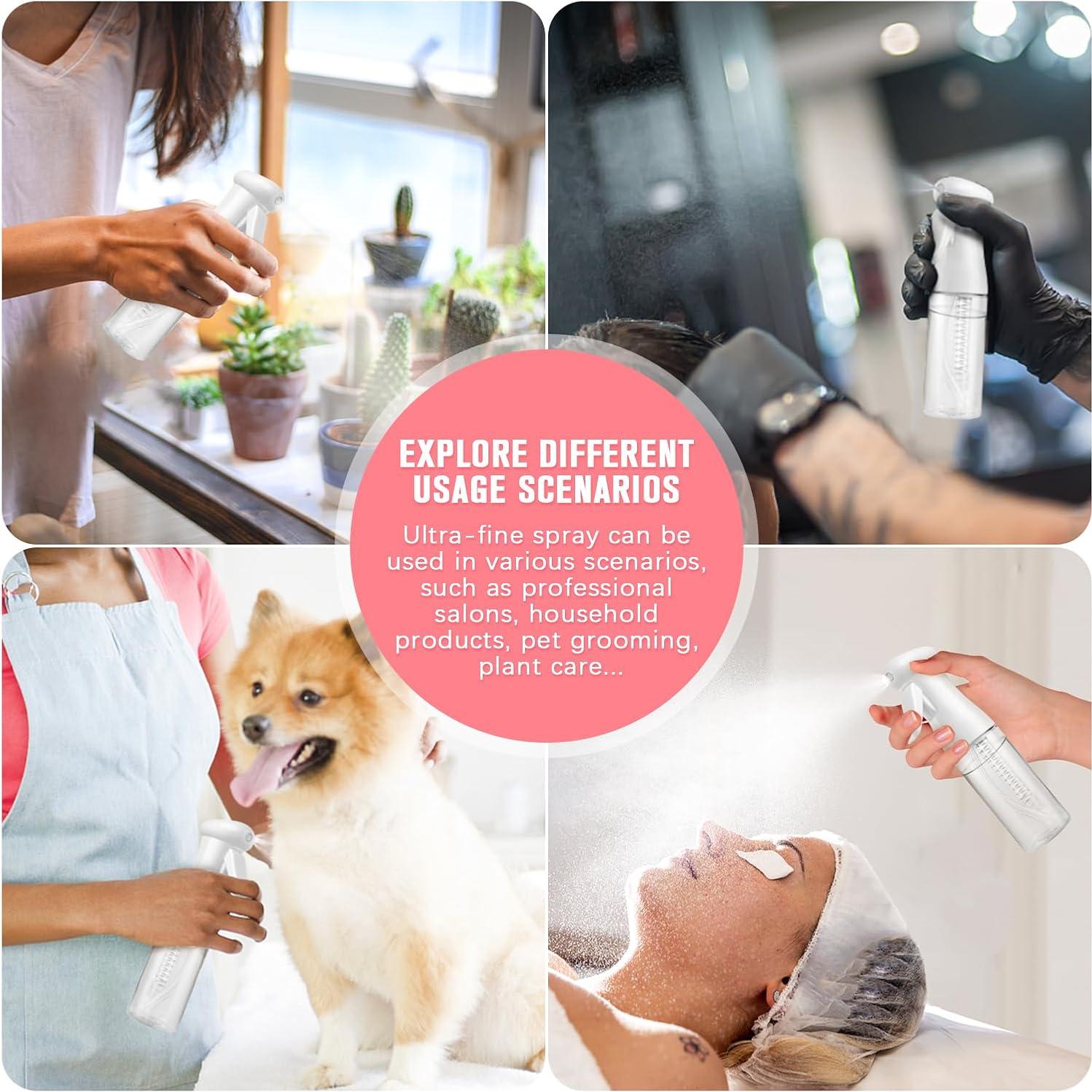 Botella de Spray de Viaje 100ml Apidgrowth Blanca - Cuidado Cabello y Plantas