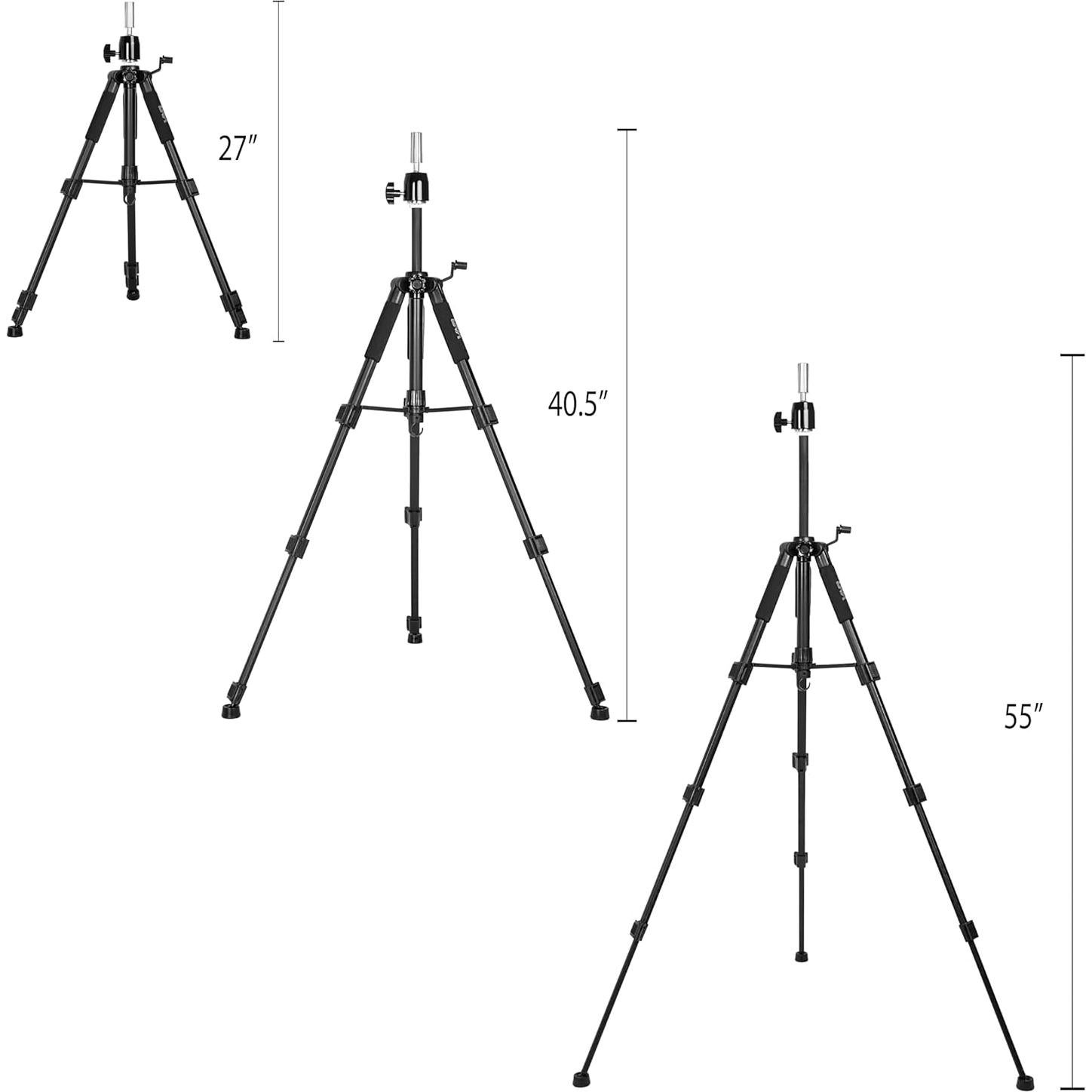 Soporte de trípode para maniquí GEXWORLDWIDE 140 cm Negro