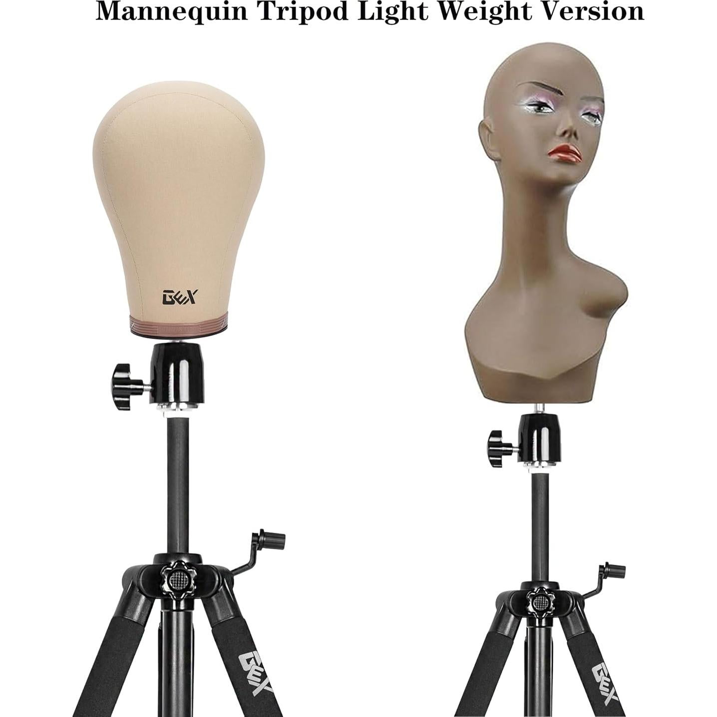 Soporte de trípode para maniquí GEXWORLDWIDE 140 cm Negro