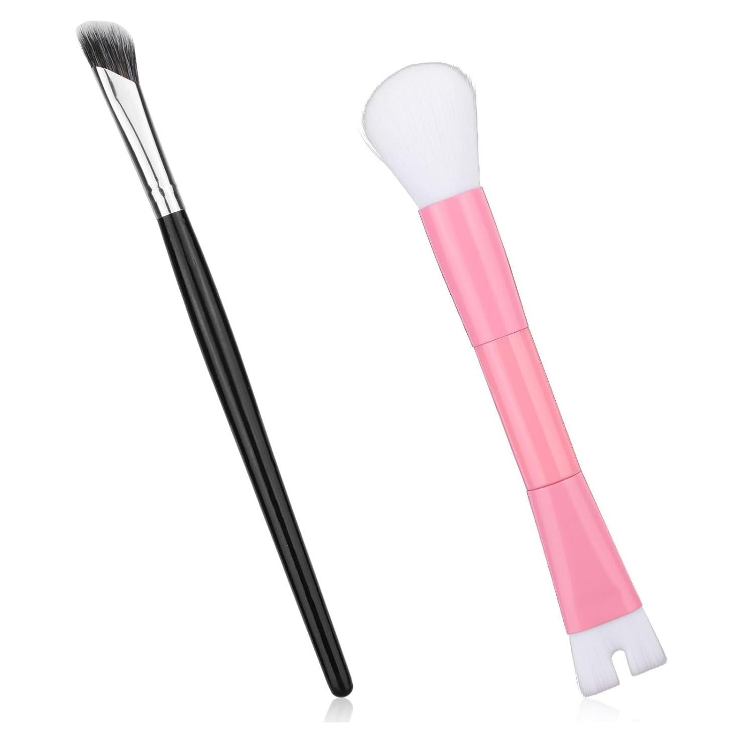 Juego de 2 brochas contorno nariz BOXOB 13 cm esponjadas