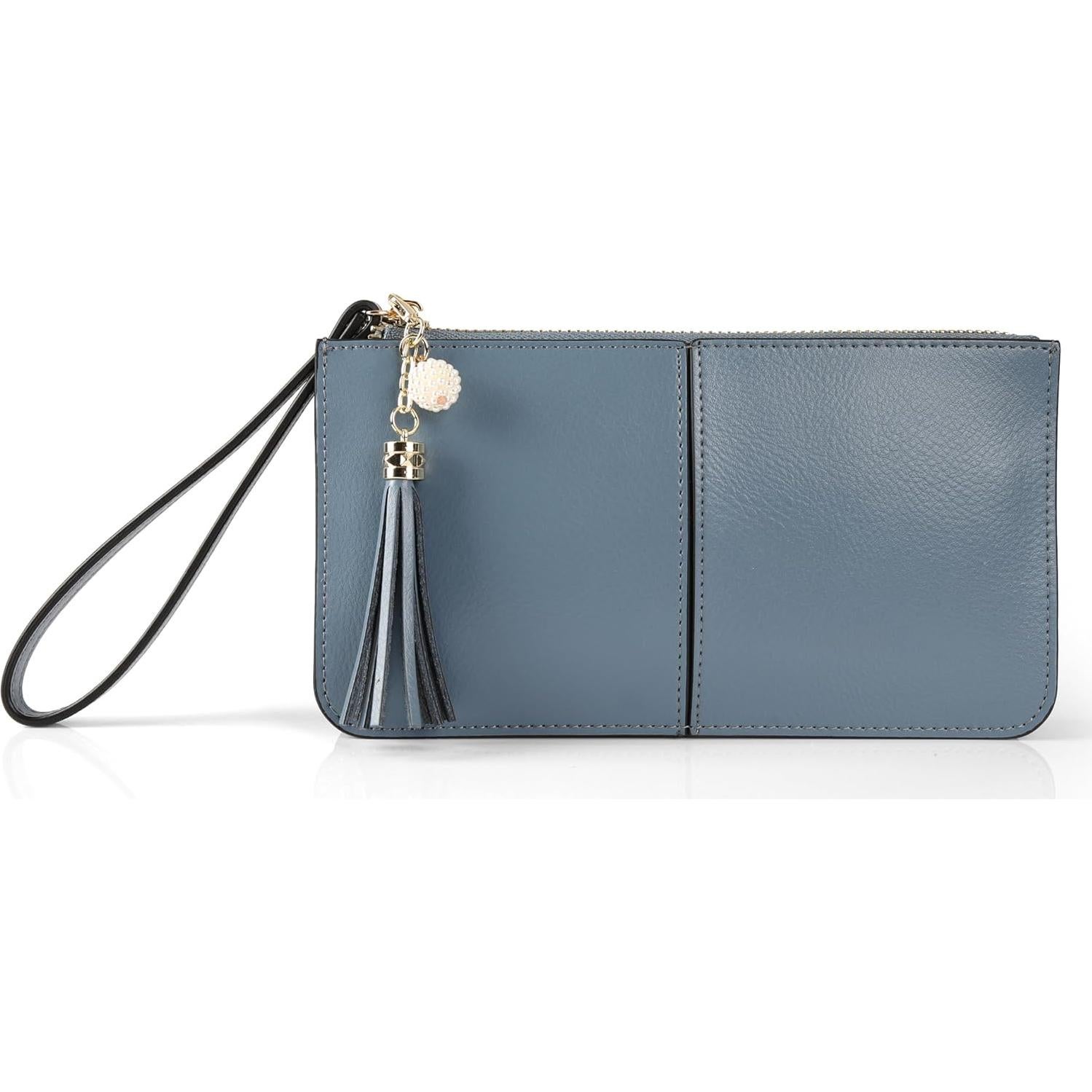 Cartera de Muñeca de Cuero Genuino befen para Mujeres RFID