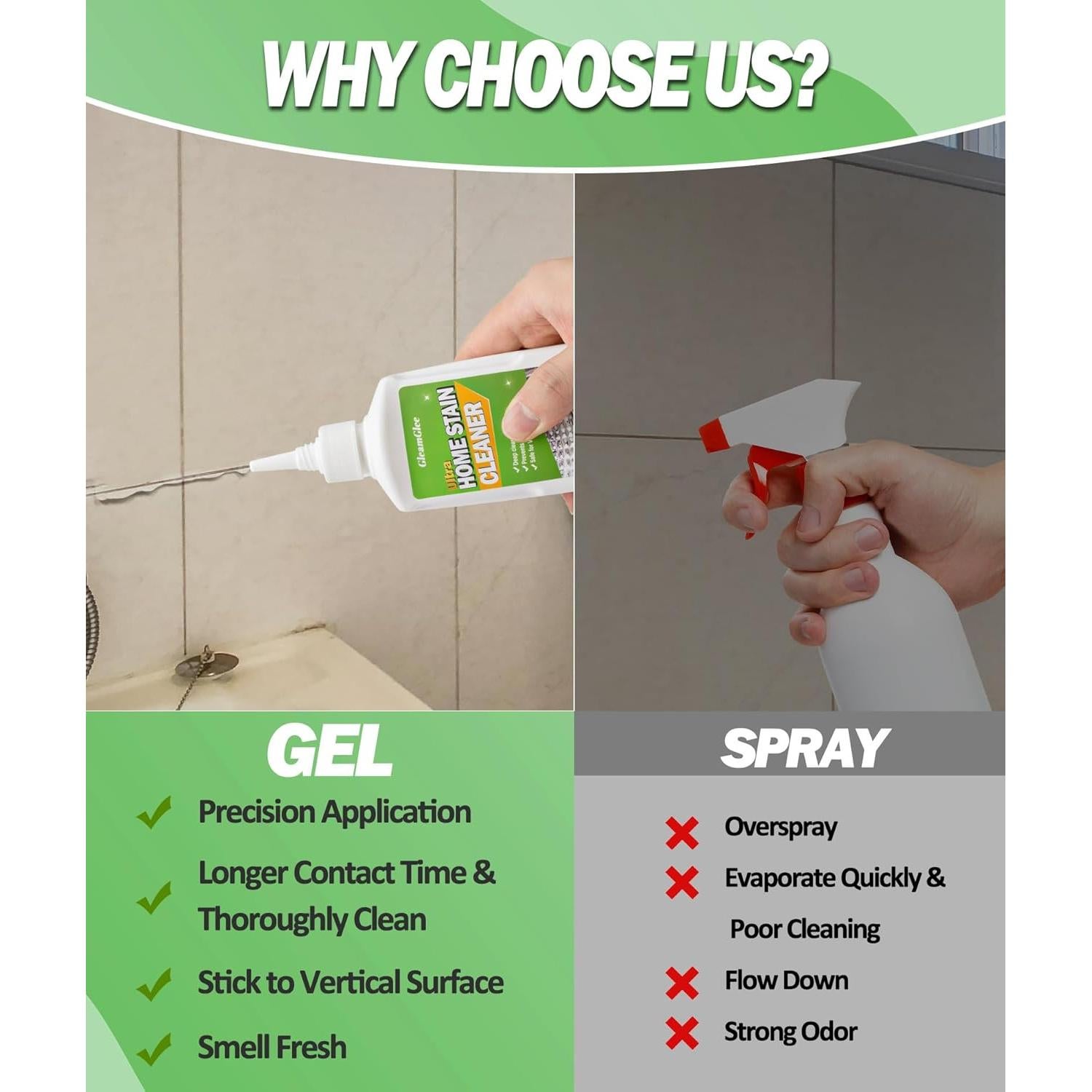 Gel Quitamanchas GleamGlee 295 ml - Limpiador Potente para Hogar