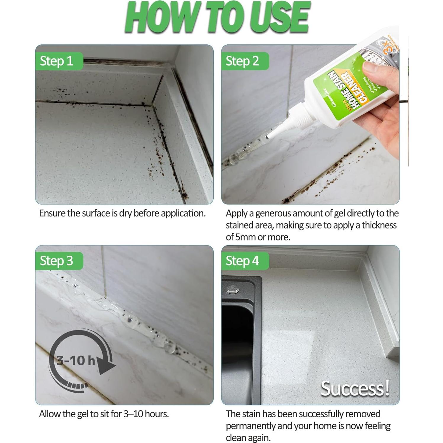 Gel Quitamanchas GleamGlee 295 ml - Limpiador Potente para Hogar