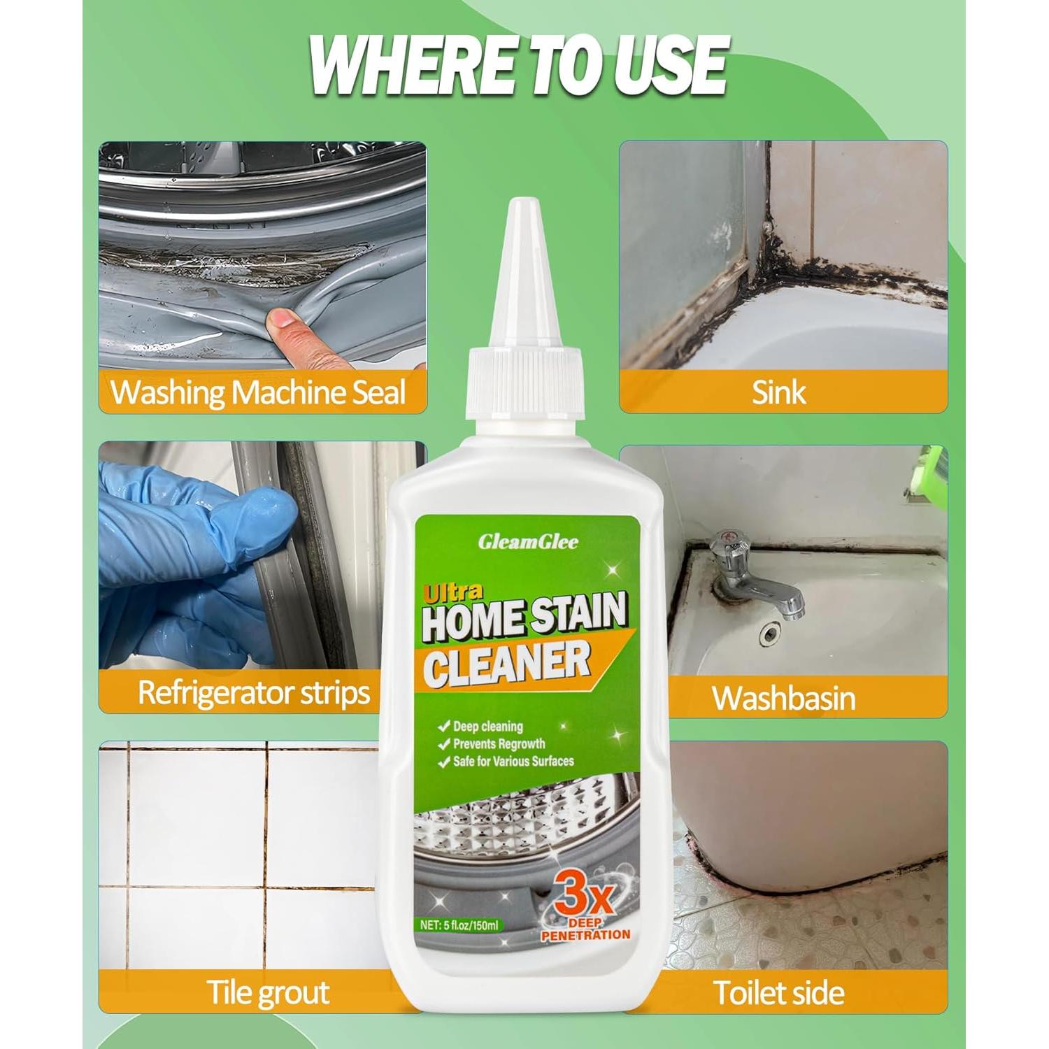 Gel Quitamanchas GleamGlee 295 ml - Limpiador Potente para Hogar