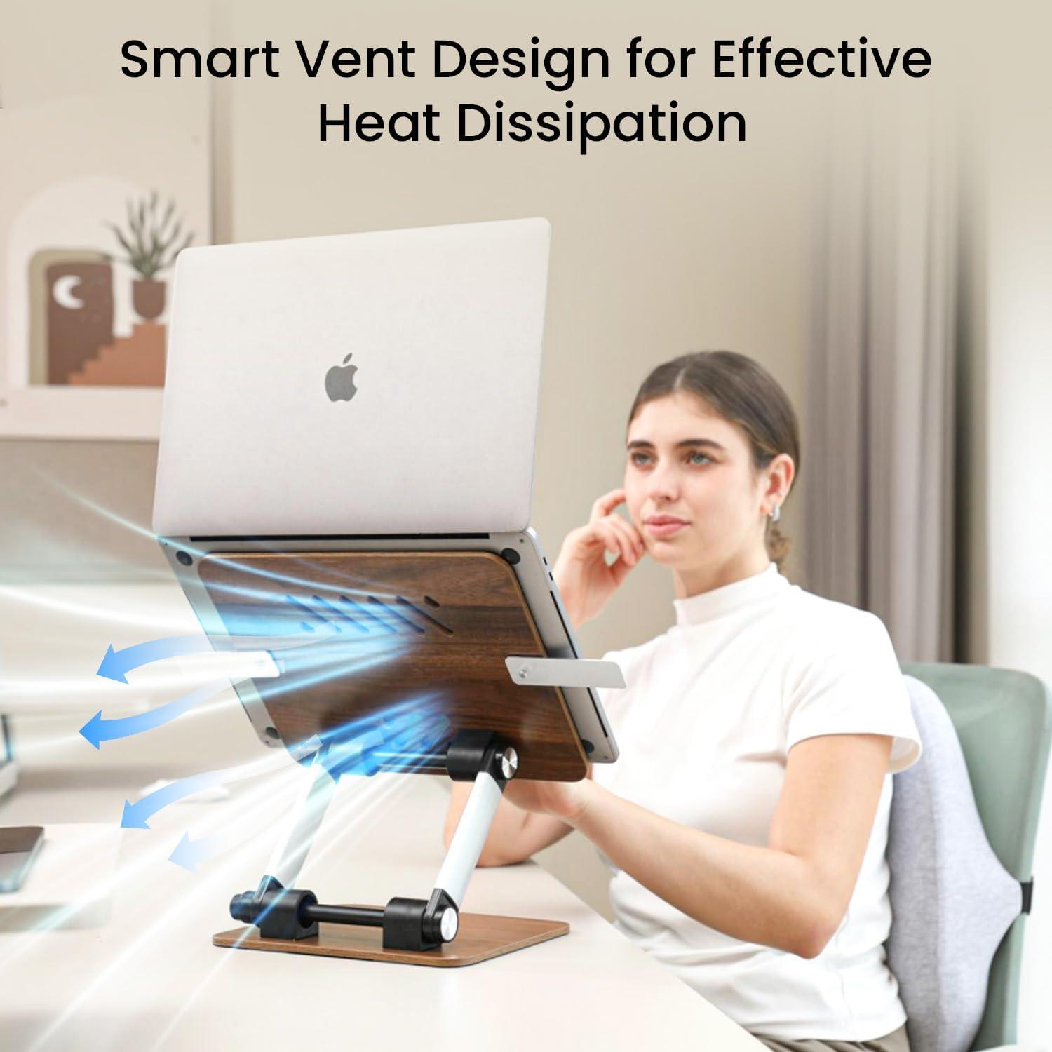 Soporte de Libro Ajustable BEAUTRIP R5100 Madera Oscura 0.95kg