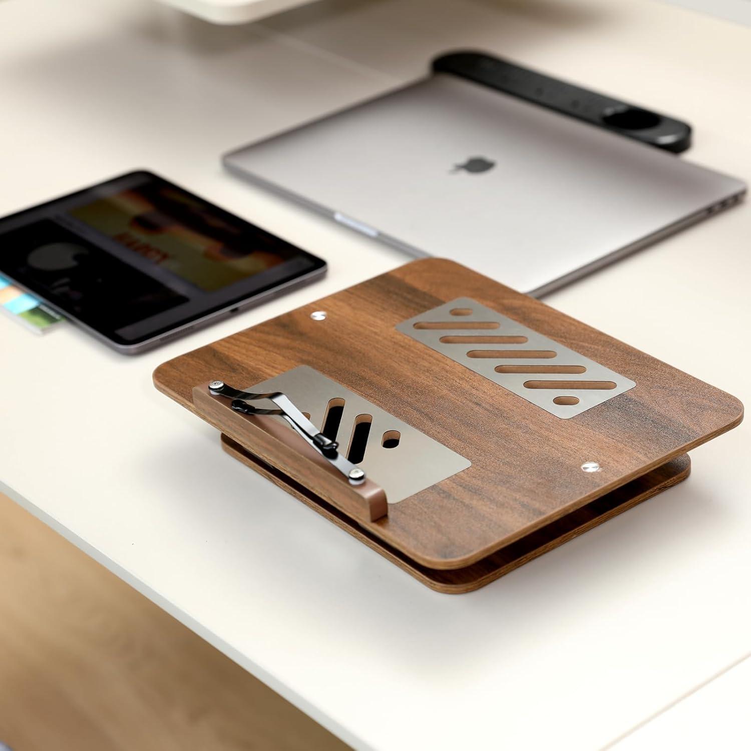 Soporte de Libro Ajustable BEAUTRIP R5100 Madera Oscura 0.95kg