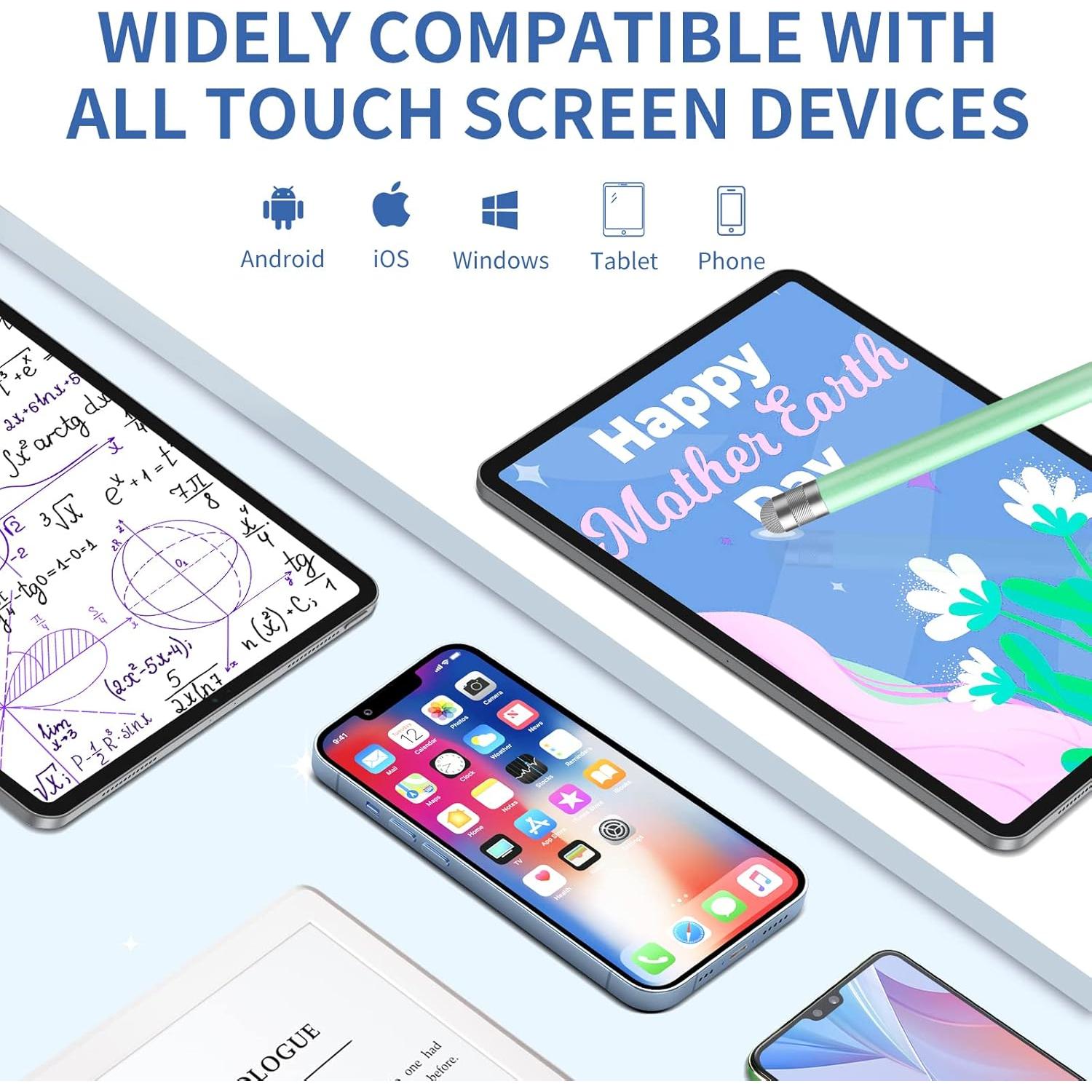 Lápices Stylus Dilizu para Pantallas Táctiles - 4PCS, Alta Precisión