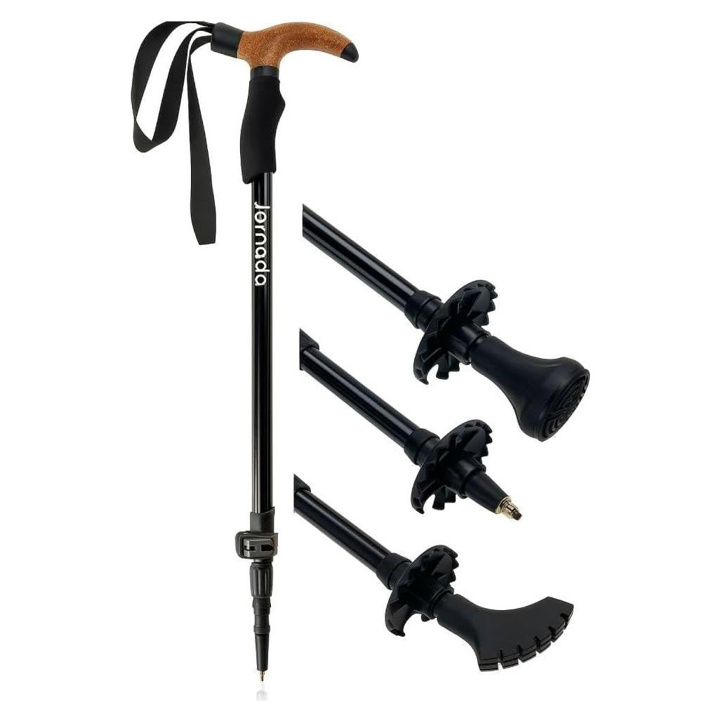 Bastón de Senderismo Plegable Ultraligero Jornada 63.5-134.6 cm