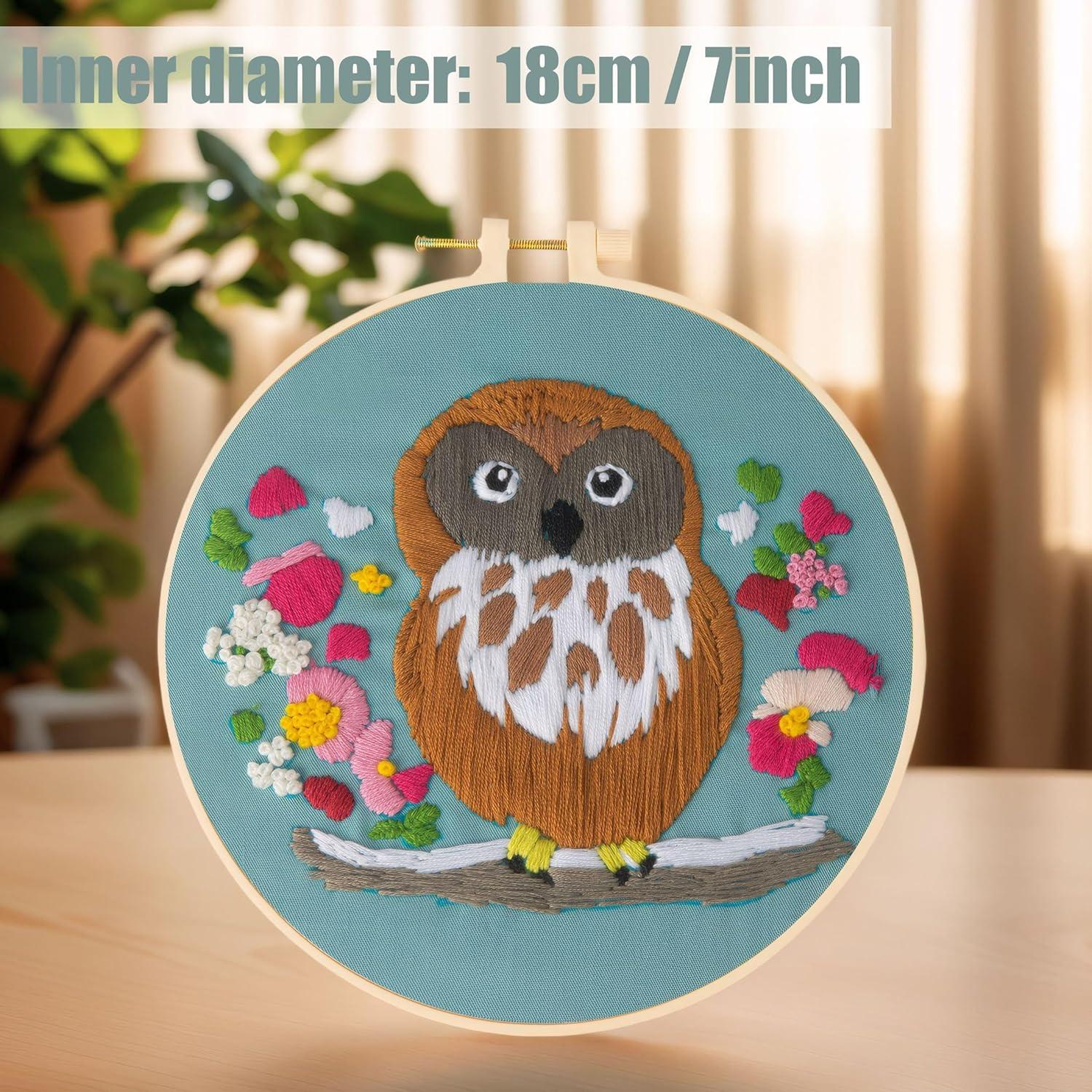 Kit de Bordado Completo LX LERMX para Principiantes Adultos