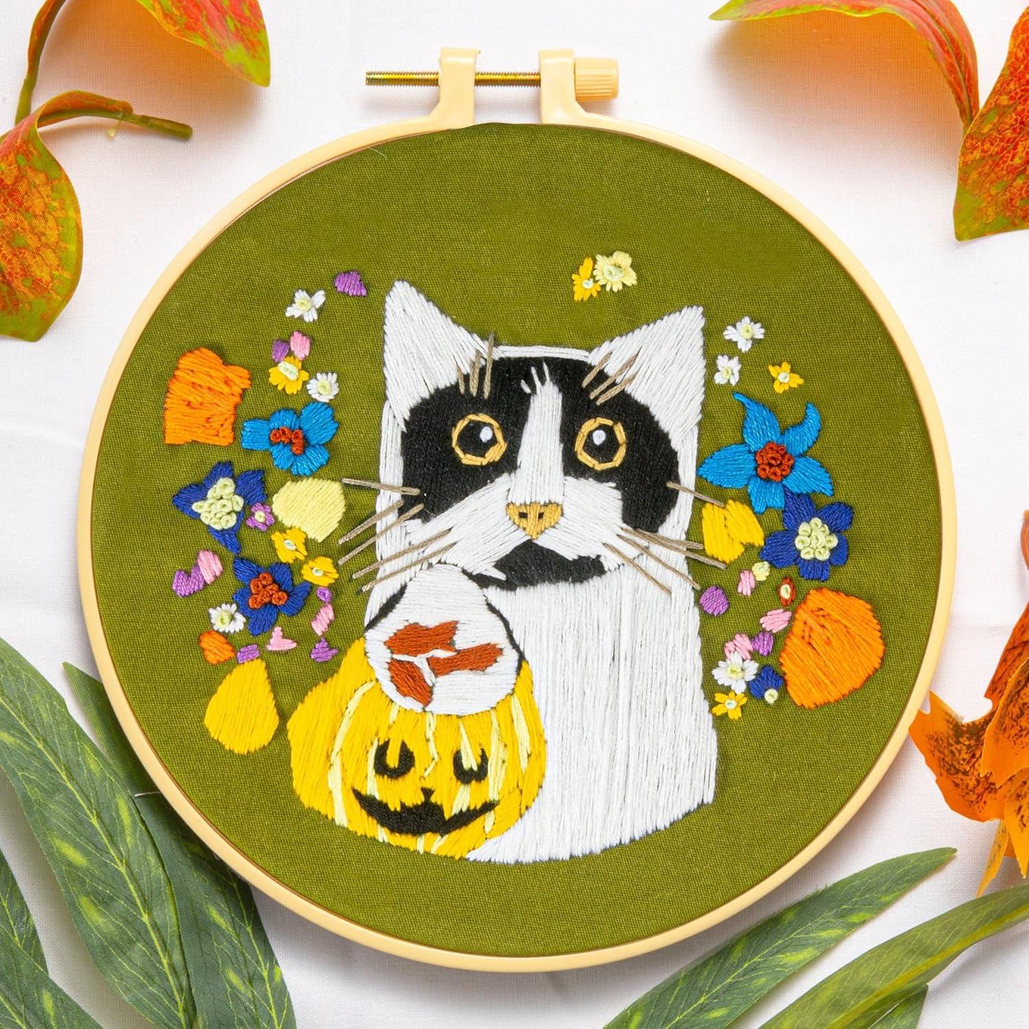 Kit de Bordado Completo LX LERMX para Principiantes Adultos