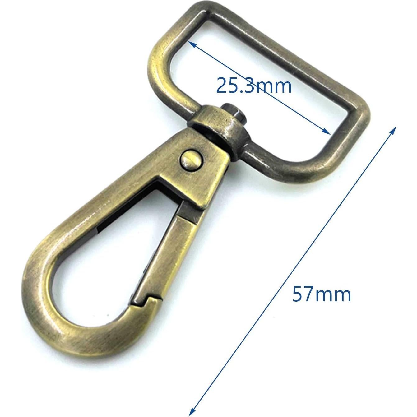 Ganchos de Cierre Giratorio SBest 10 Pcs 1" Latón Antiguo