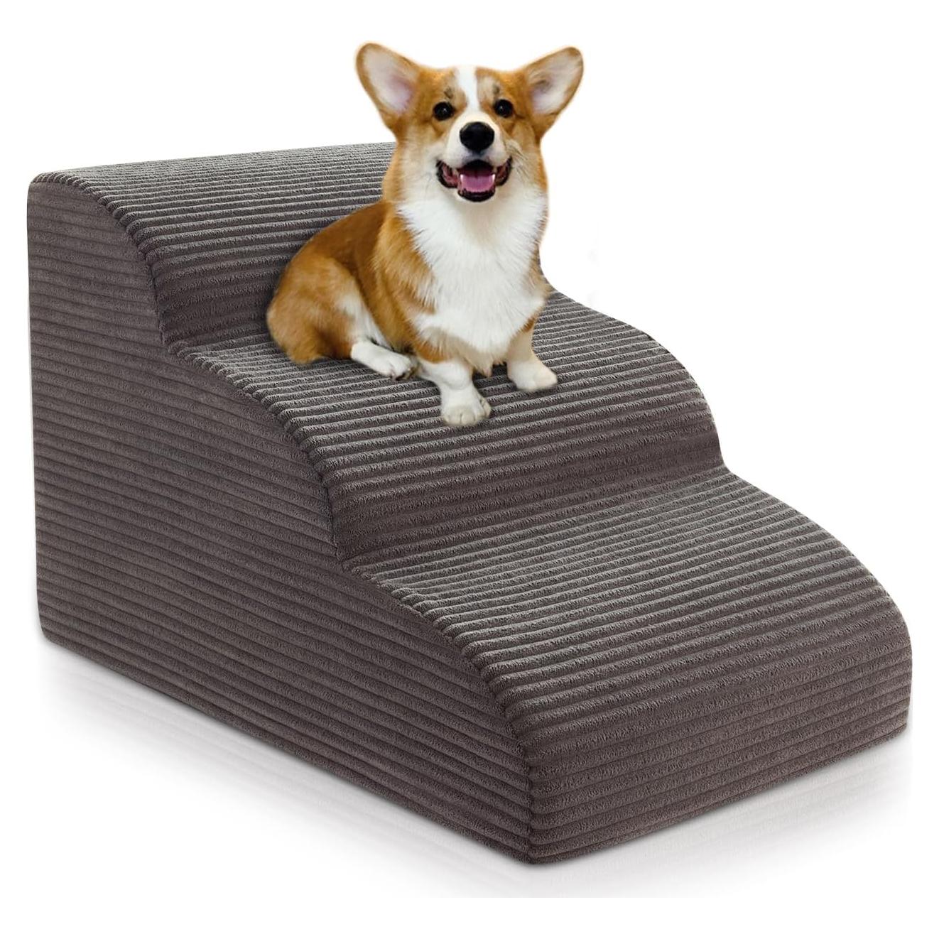 Escalones Curvados para Perros Ceekliybear 3 Pasos Antideslizante