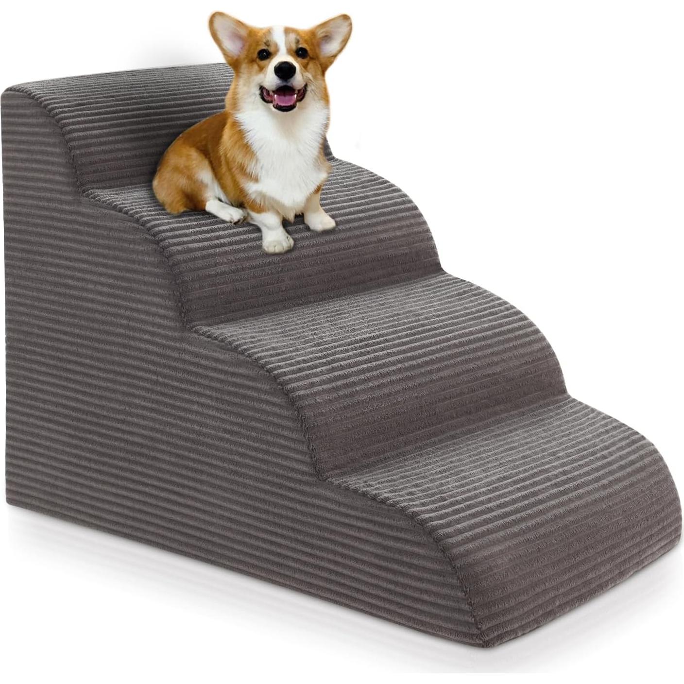 Escalones Curvados para Perros Ceekliybear 3 Pasos Antideslizante