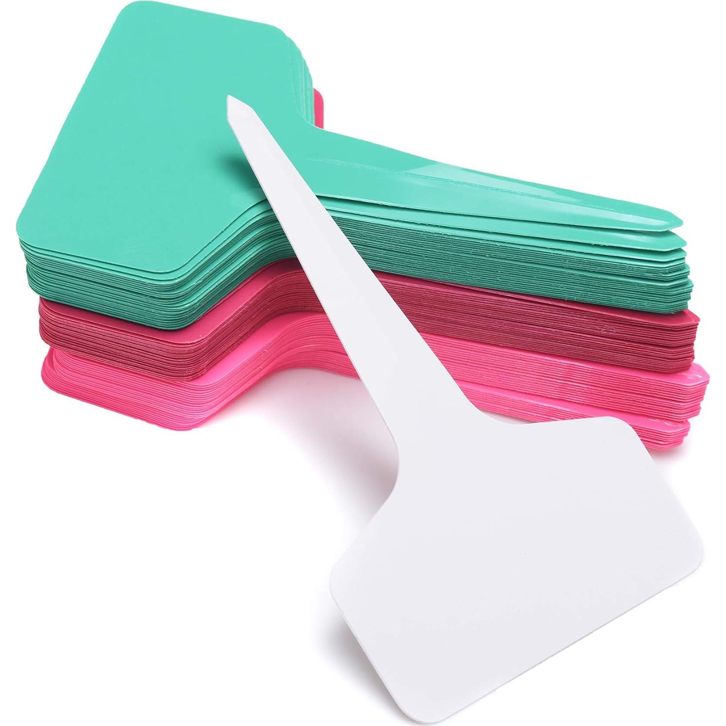 150 Etiquetas de Plantas MIHEY Tipo T con Bolígrafo 6 Colores