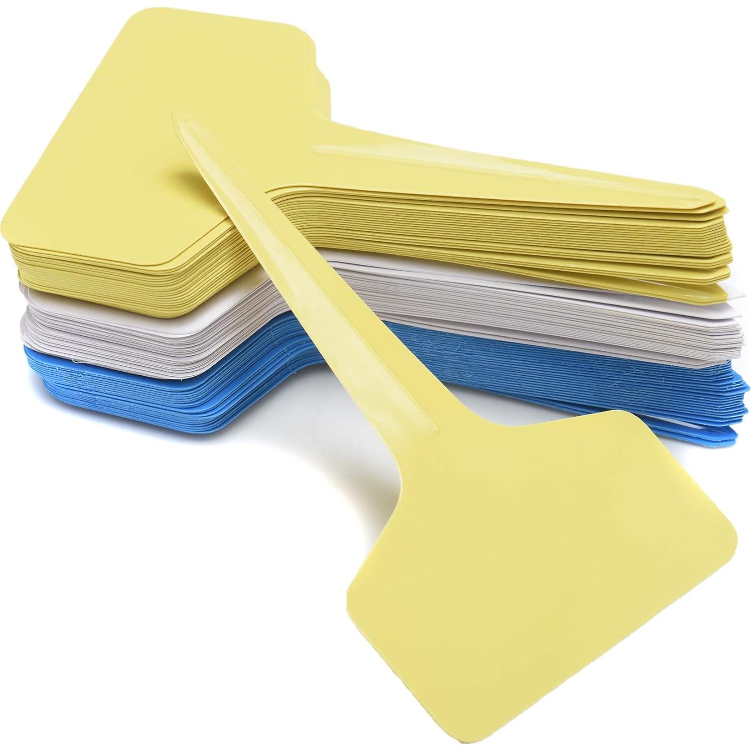 150 Etiquetas de Plantas MIHEY Tipo T con Bolígrafo 6 Colores