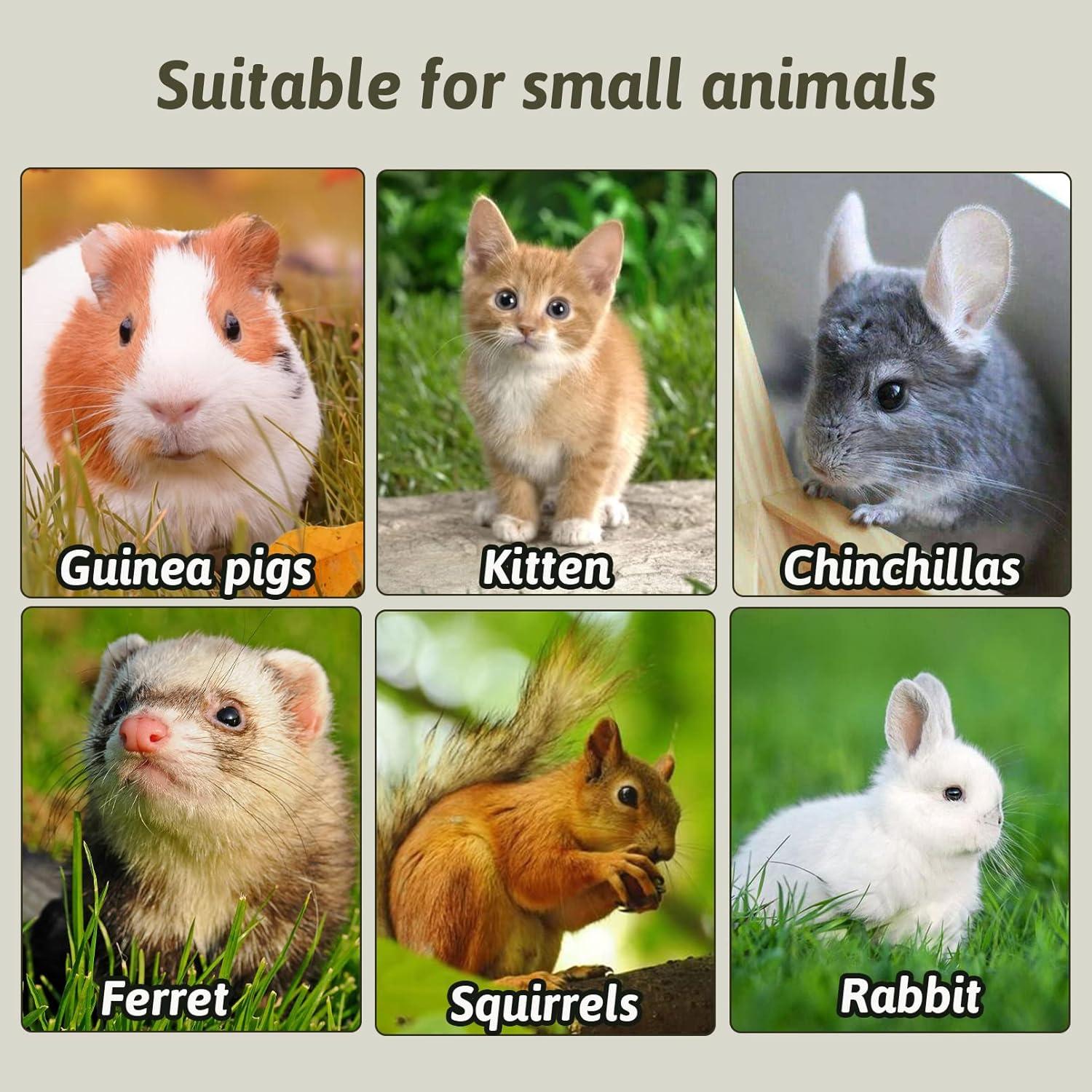 Dispensador de Agua Colgante BNOSDM 30 oz para Conejos Rosa