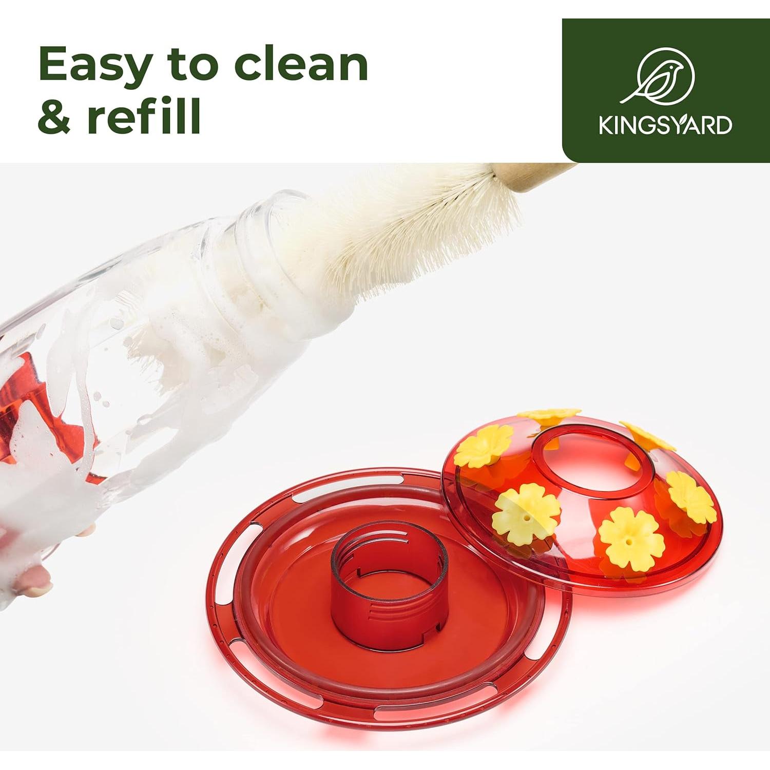 Alimentador de Colibrí Kingsyard 16 Oz con Protección Ant