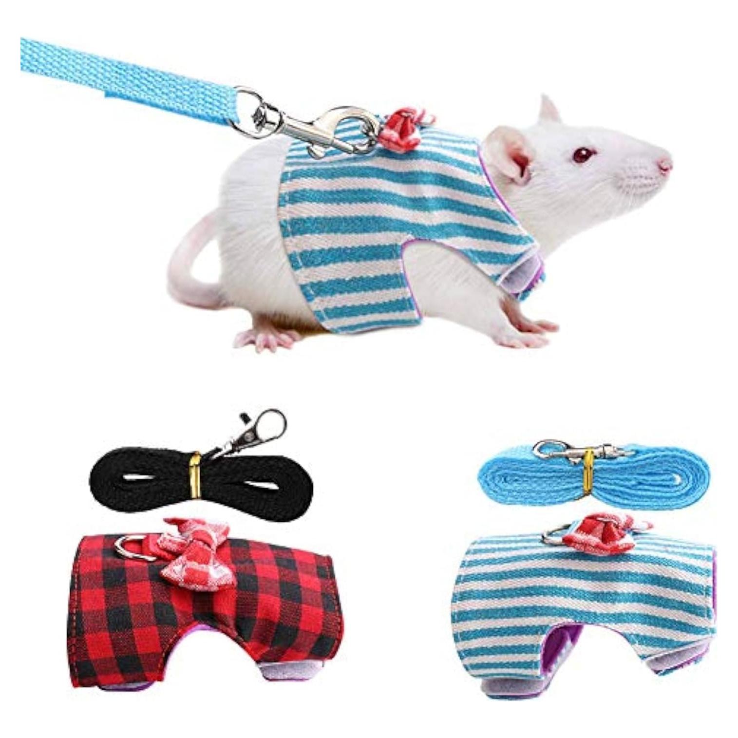 Conjunto de Ropa para Cobayas Keenso 2 Piezas Arnés y Correa