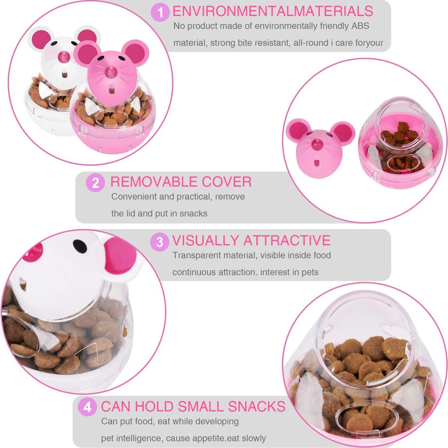 Bola de Comida para Gatos Legendog - Juguete Ratón 7cm