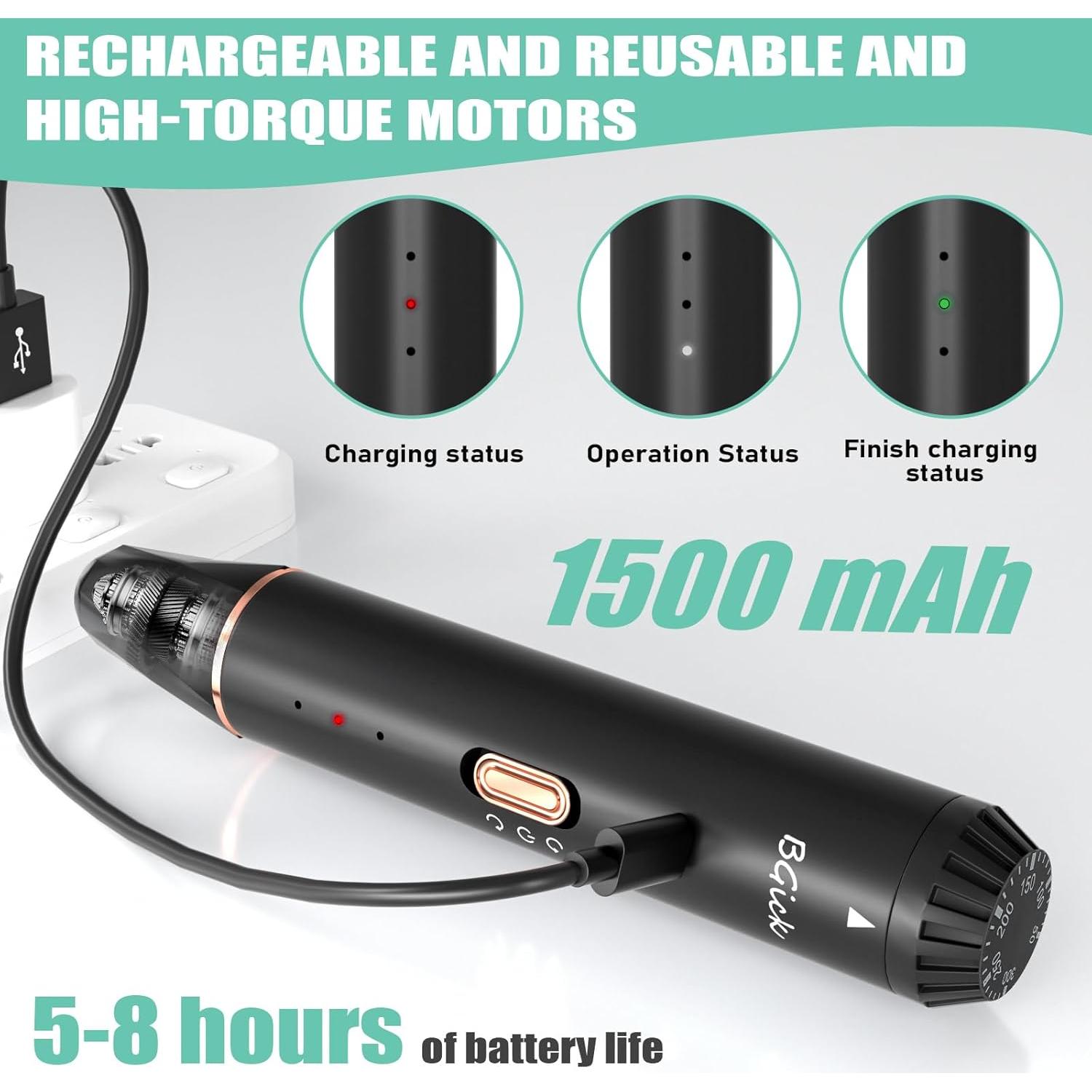 Mezclador de Resina Epóxica BGick Recargable 1500mAh