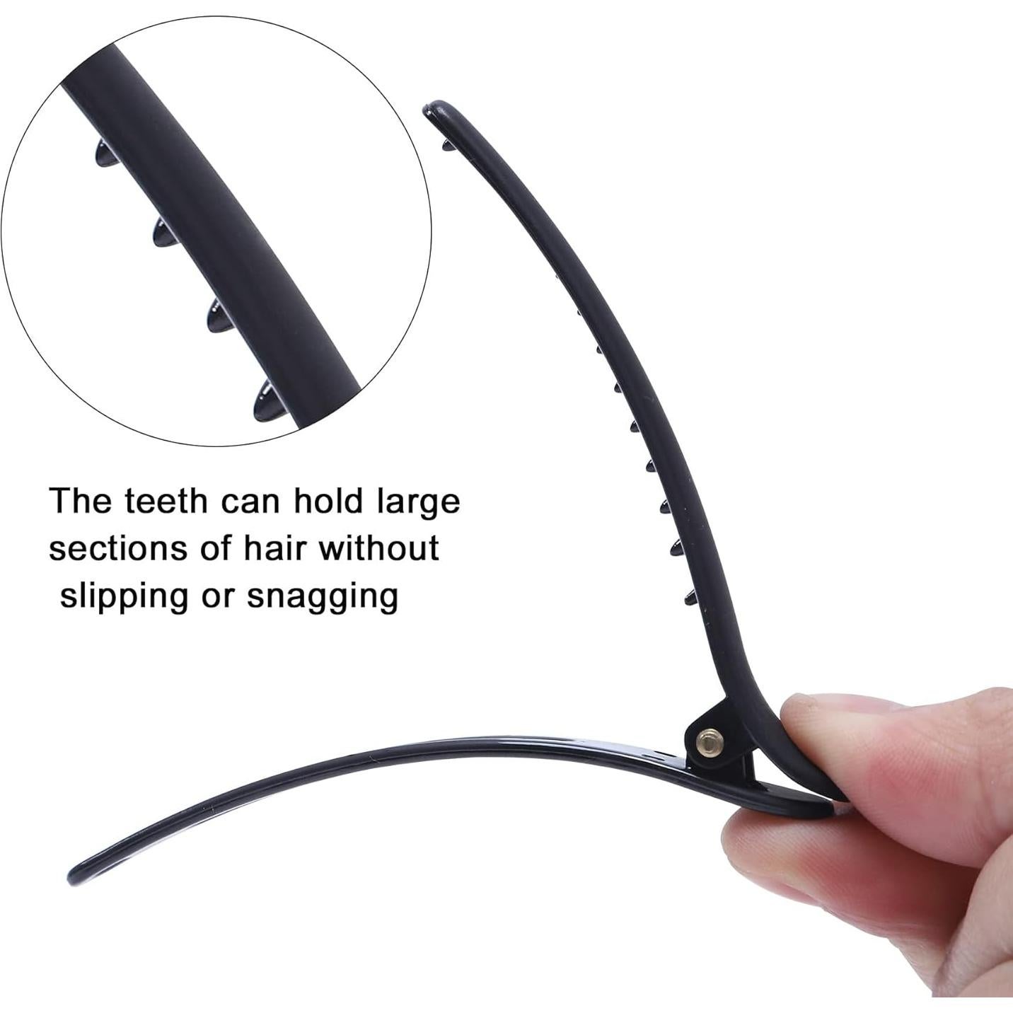 Pinzas para Cabello Antideslizantes BMAMBAS 12PCS Coloridas