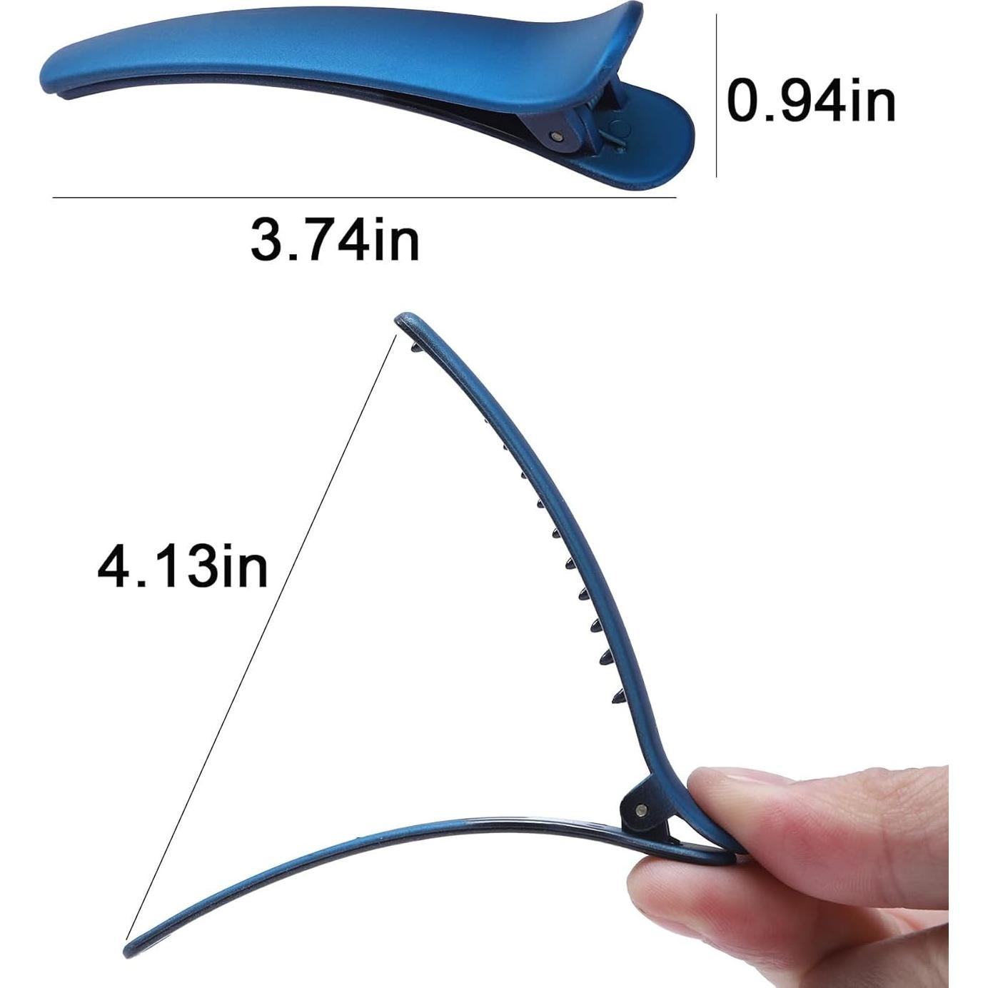 Pinzas para Cabello Antideslizantes BMAMBAS 12PCS Coloridas