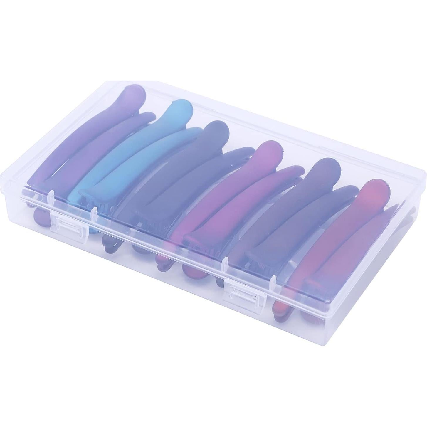 Pinzas para Cabello Antideslizantes BMAMBAS 12PCS Coloridas