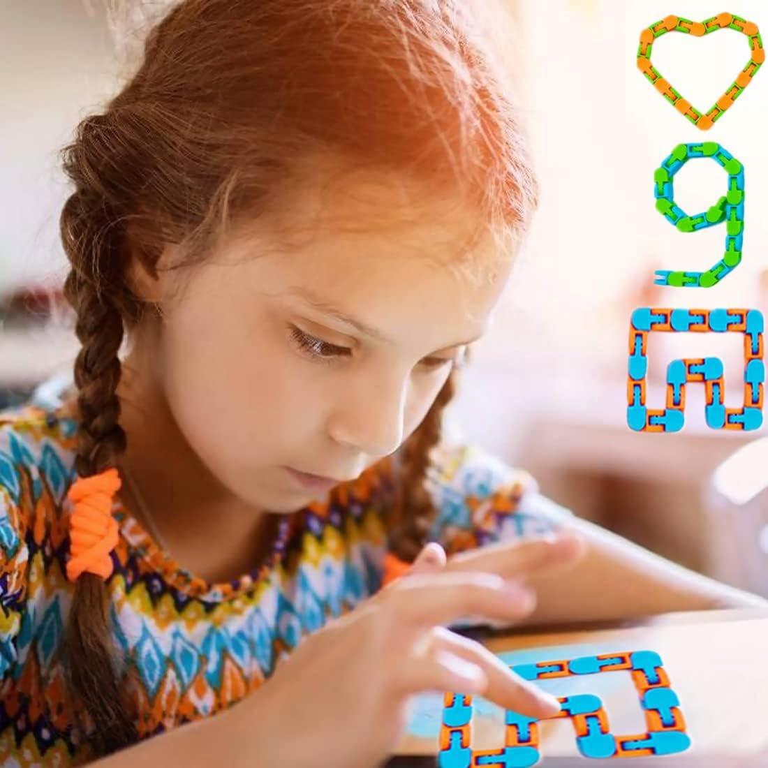 24 Juguetes Antiestrés Serpiente Nasdict 28 cm Multicolor