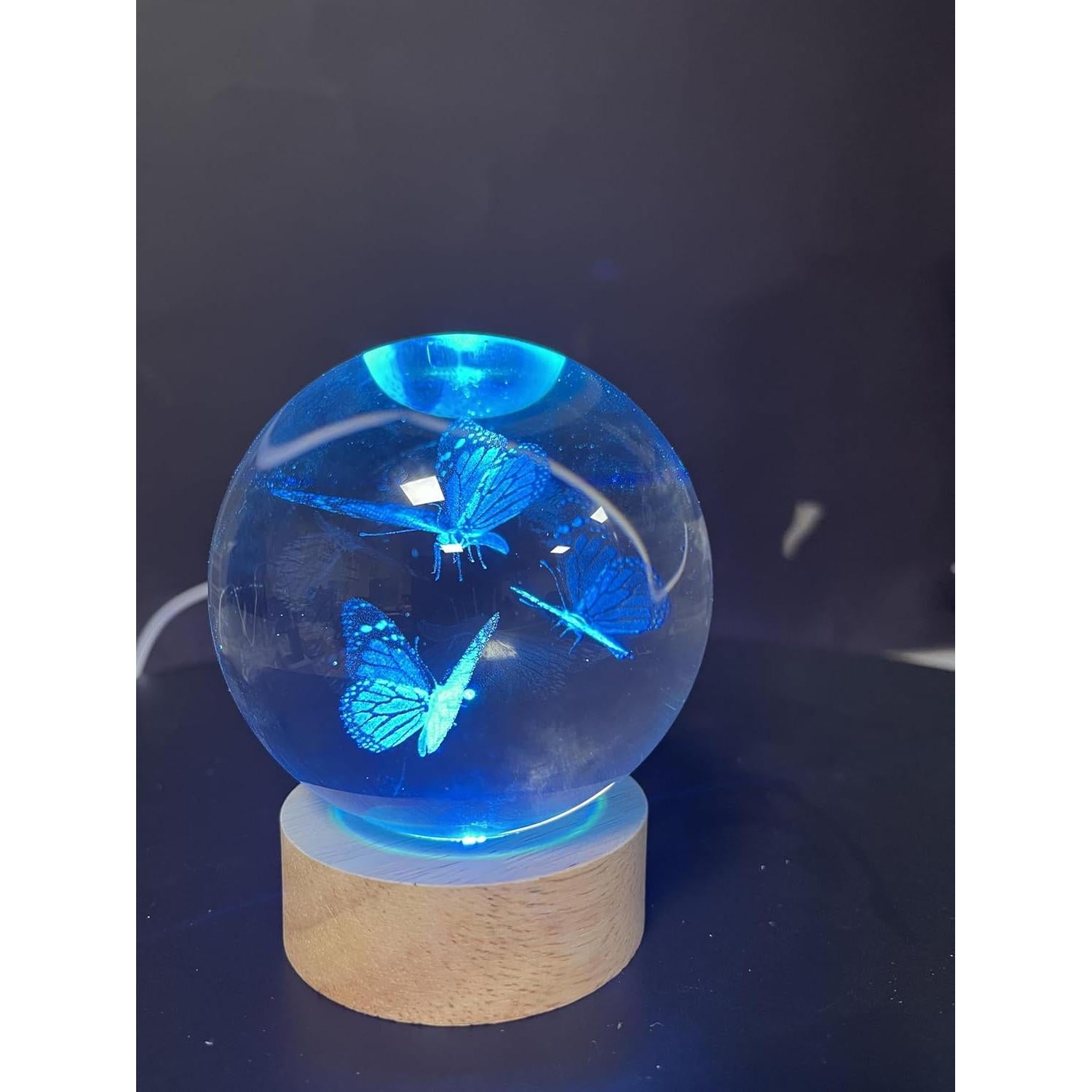 Lámpara Nocturna 3D Mariposa JANARARY, 16 Colores, Control Remoto