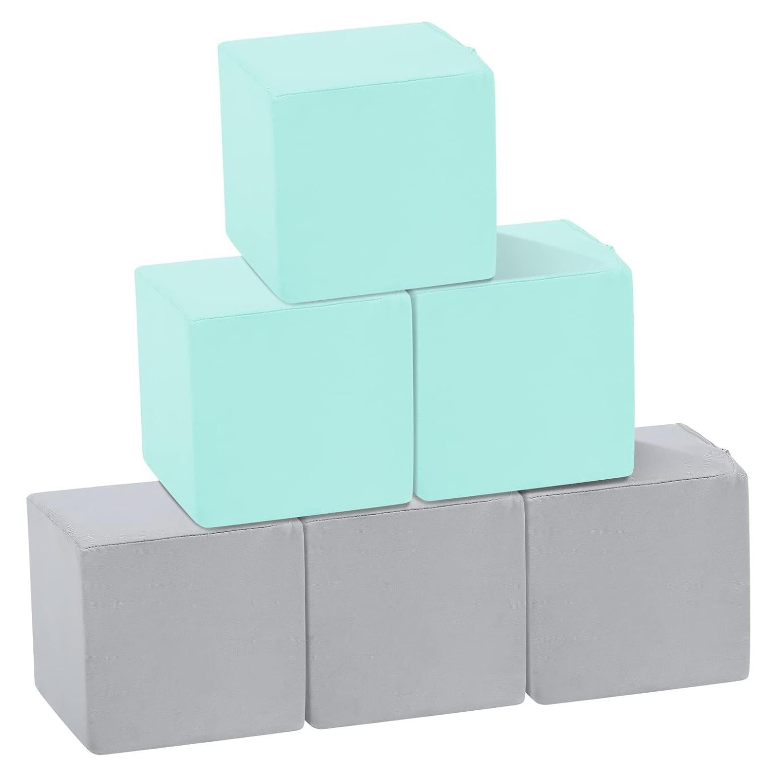 Bloques de Espuma Suave TRENDBOX 6 Pcs 13.97 cm Gris/Azul