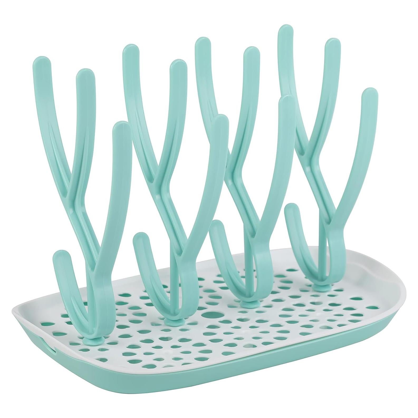 Soporte Secado Biberones ToeZee Aqua - Ahorra Espacio, 12 Biberones