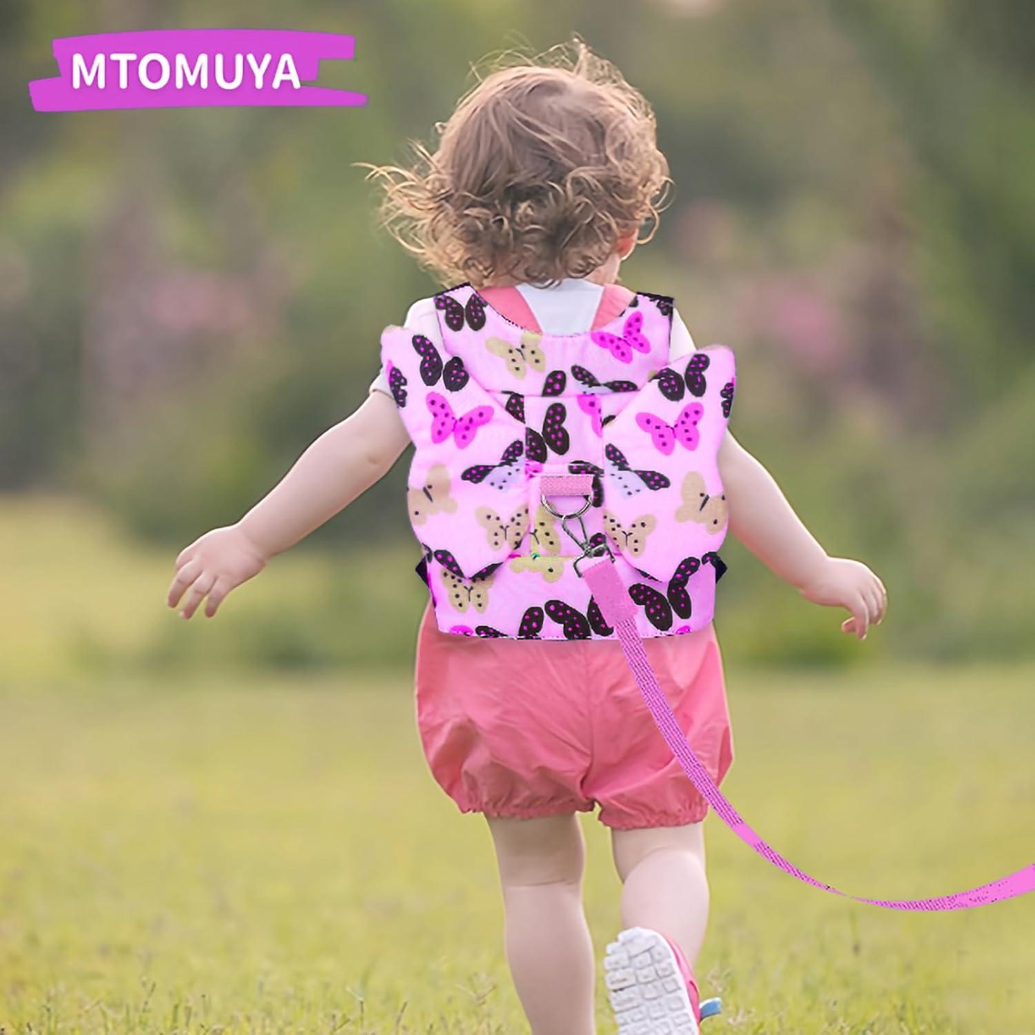 Arnés Antipérdida para Niños MTOMUYA Rosa Ajustable 1-5 Años
